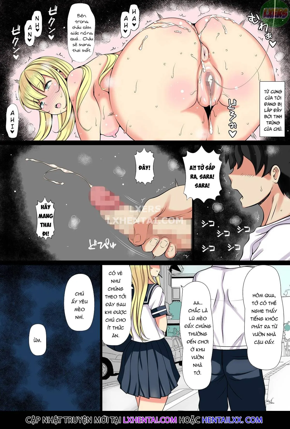 HentaiVN.net - Ảnh 38 - Mei Kai ~Oji Ga Kedamono Ni Natta Hi~ - Oneshot