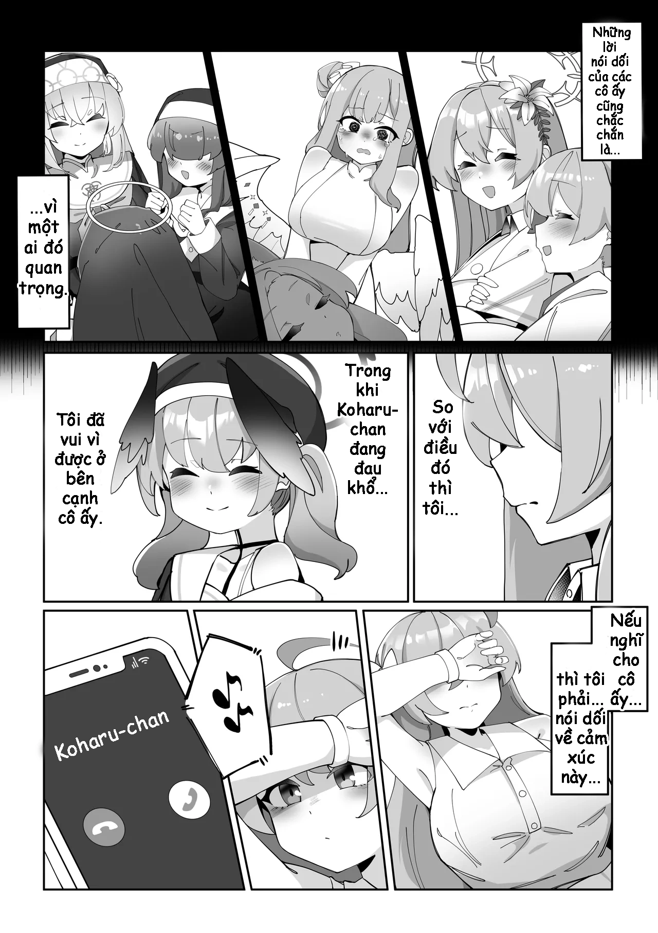 HentaiVN.net - Ảnh 39 - Futanari Koharu-chan vs Hanako-chan Manga - Chap 3