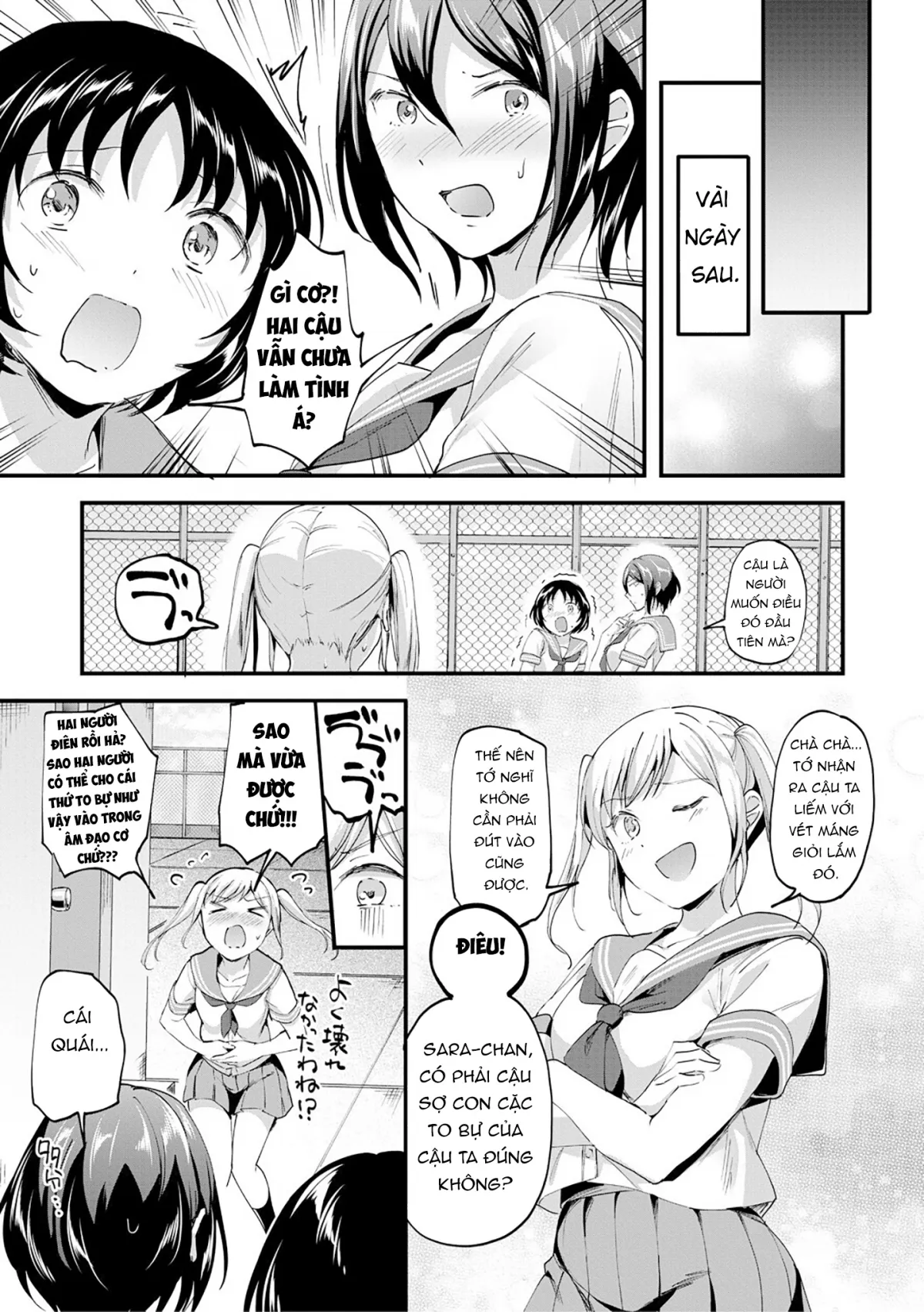 HentaiVN.net - Ảnh 38 - Nào chị em ta cùng hấp diêm! [Let’s Gyaku Rape, Let's Reverse Rape, Let’s逆レイプ] - Chap 2: Vắt cực khô cùng 3 cô em thèm đụ