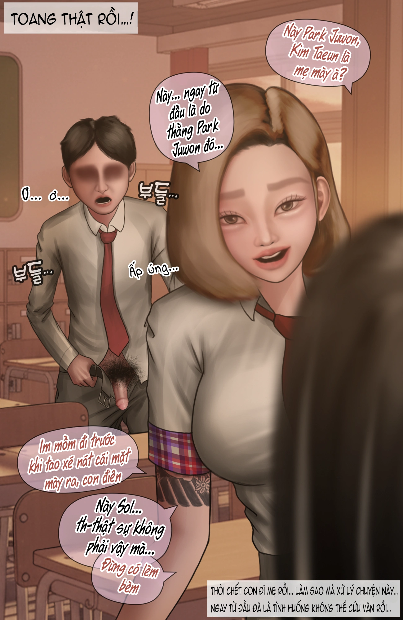 HentaiVN.net - Ảnh 42 - Gái Du Côn X Wibu Đụt Cận Trĩ - Chap 8