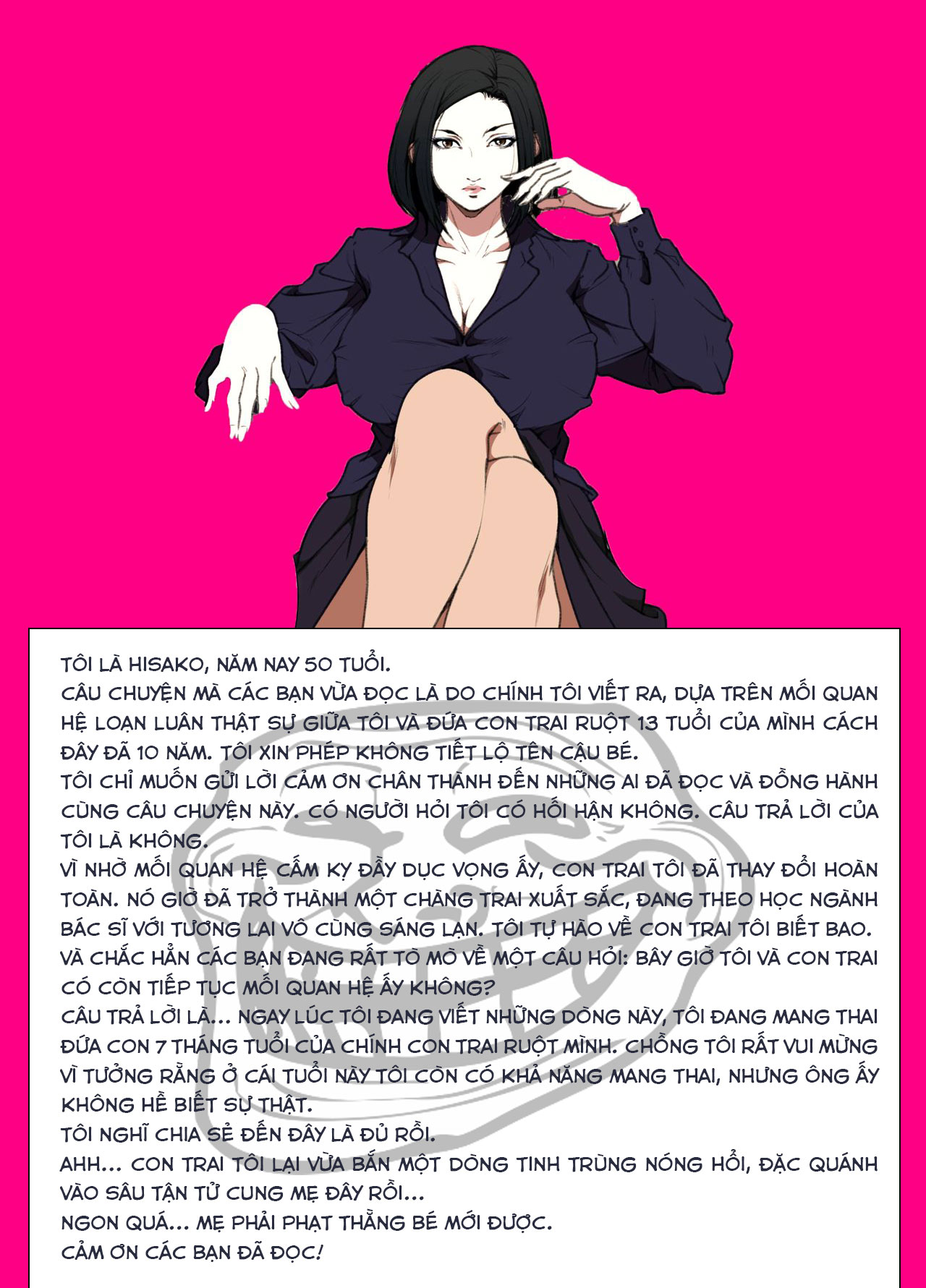 HentaiVN.net - Ảnh 39 - Người Mẹ Nghiêm Khắc Và Những Đêm Tắt Đèn Làm Bạn Tình Trị Liệu - Oneshot