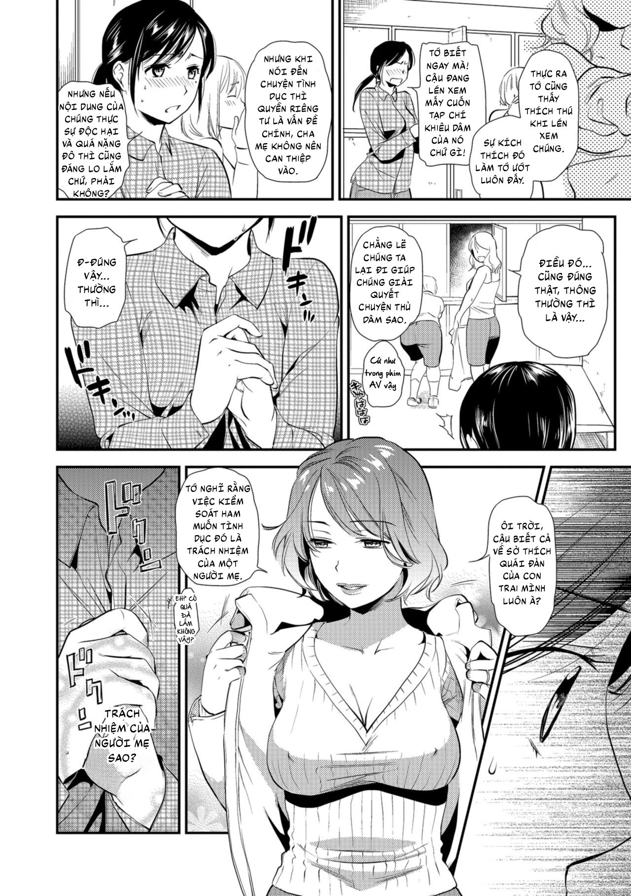 HentaiVN.net - Ảnh 39 - Hatsujou Boshi-Okaasan wa Shinpaisei - Chap 1