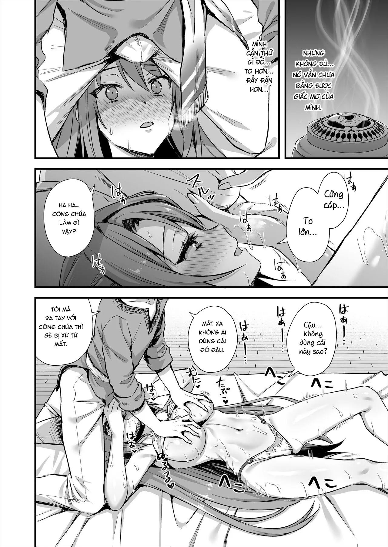 HentaiVN.net - Ảnh 39 - Để mắt đến nàng Elf nóng bỏng ở thế giới khác - Chap 7