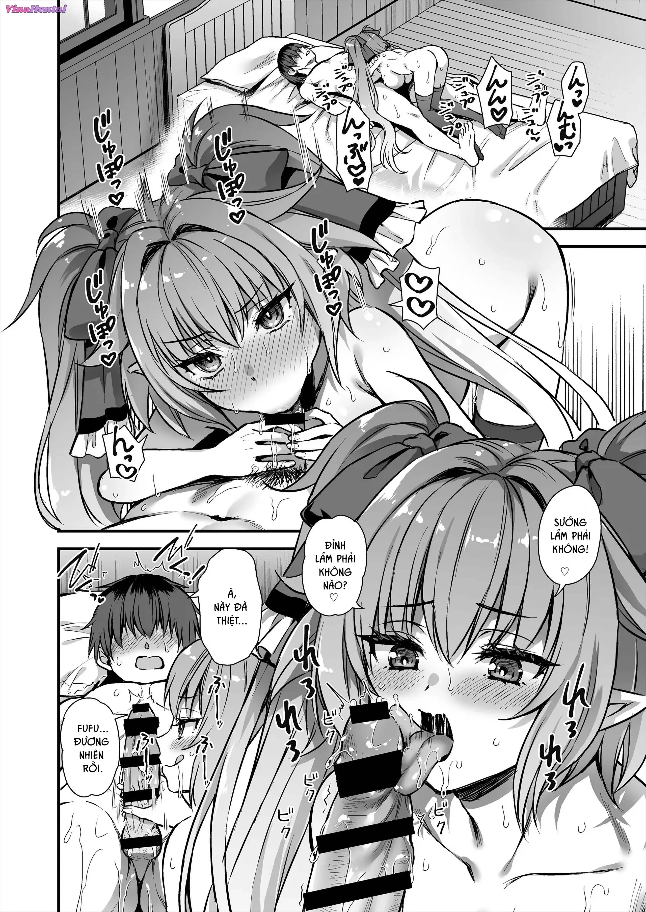 HentaiVN.net - Ảnh 39 - Để mắt đến nàng Elf nóng bỏng ở thế giới khác - Chap 8