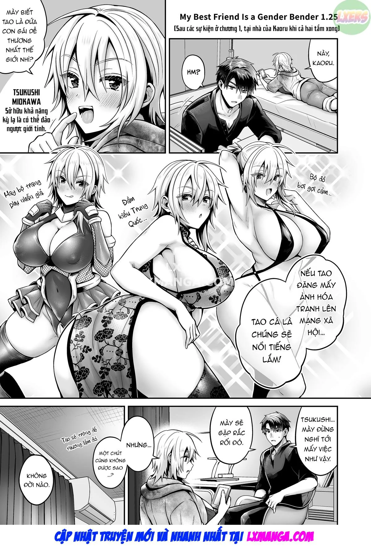 HentaiVN.net - Ảnh 39 - Ore No Shinyuu Wa TS (Seitenka) Taishitsu - Chap 1