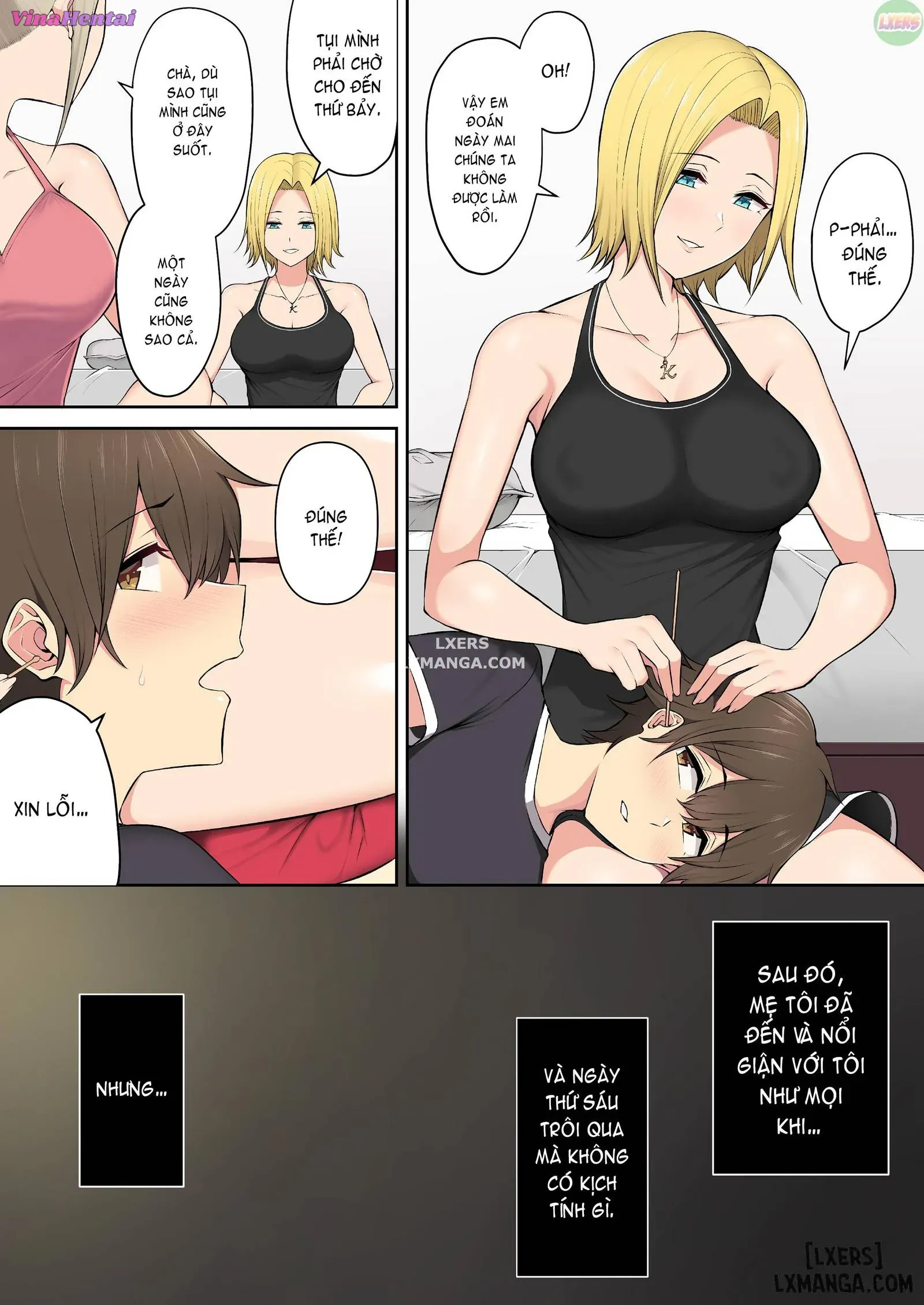 HentaiVN.net - Ảnh 39 - Imaizumi đưa cả bầy Gyaru về nhà mình - Chapter 3