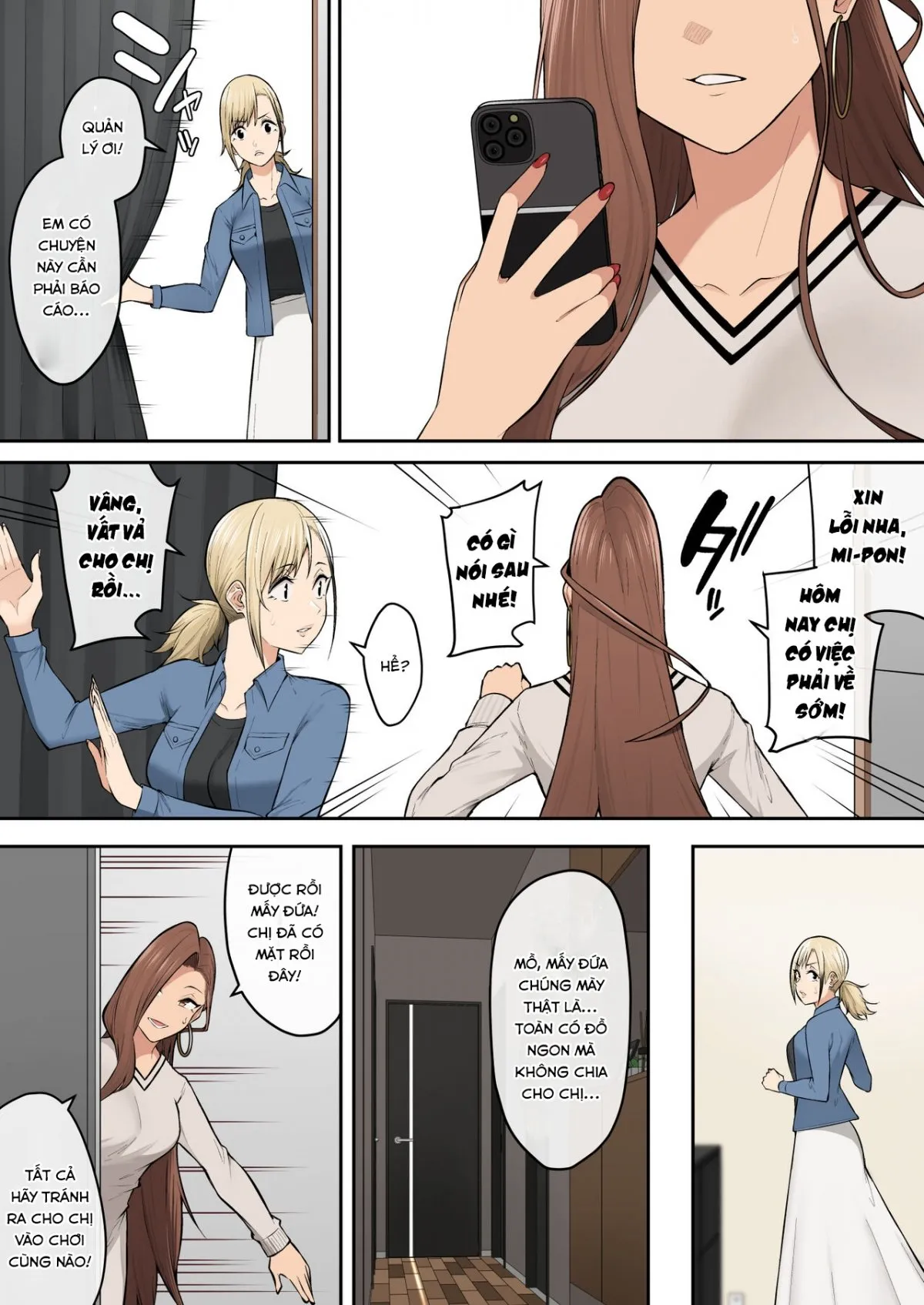 HentaiVN.net - Ảnh 39 - Imaizumi đưa cả bầy Gyaru về nhà mình - Chap 6
