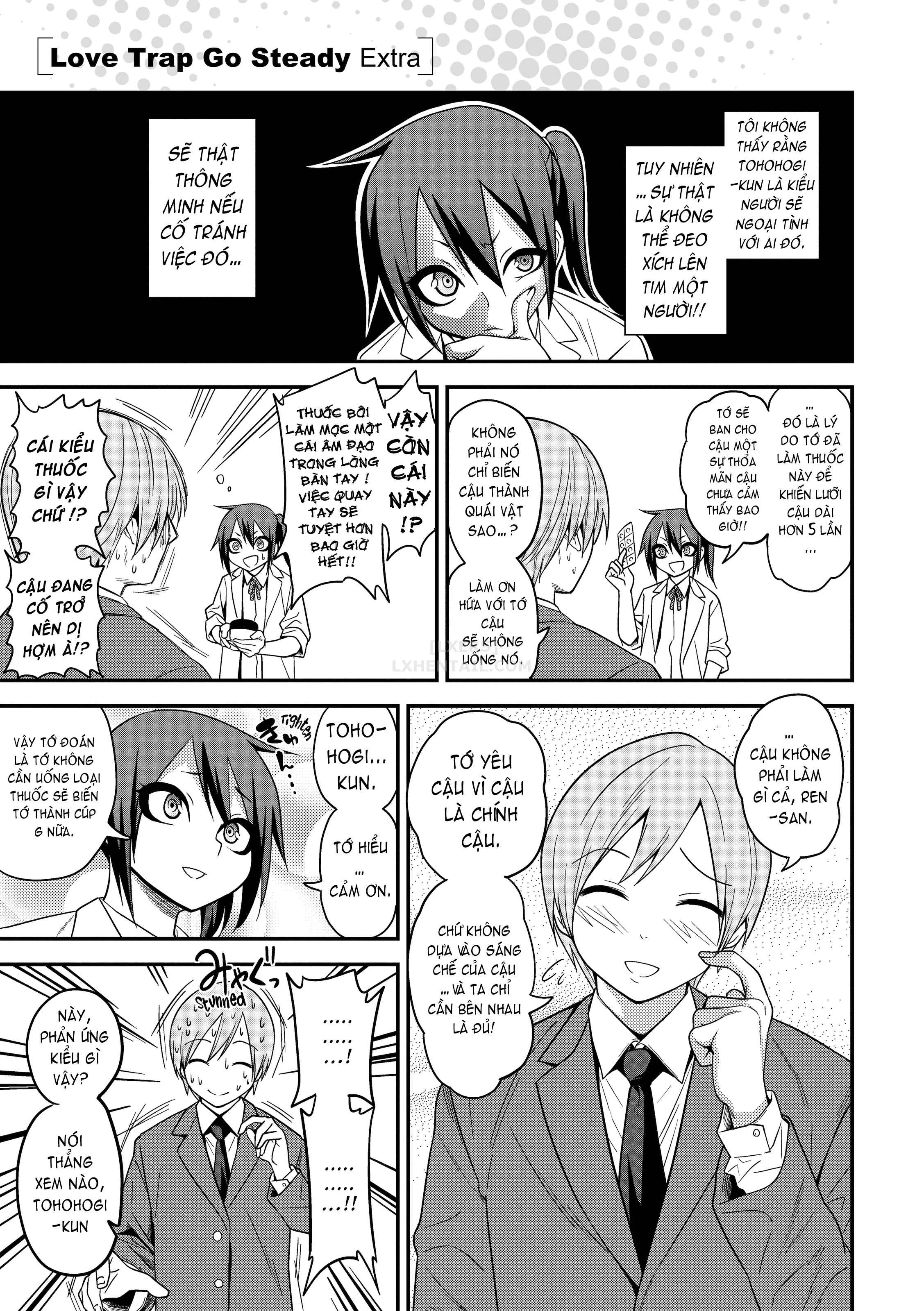 HentaiVN.net - Ảnh 39 - Kogals, Sluts, and Whatever [Dark & Darker Working Girls;Edumacated Girl; A Beast Can't Change Its Spots; Cold Slutty Student Council President; Hichijime-kun's Juunijigaoka-san Route; Love Trap Go Steady] - Chap 6 - Love Trap Go Steady