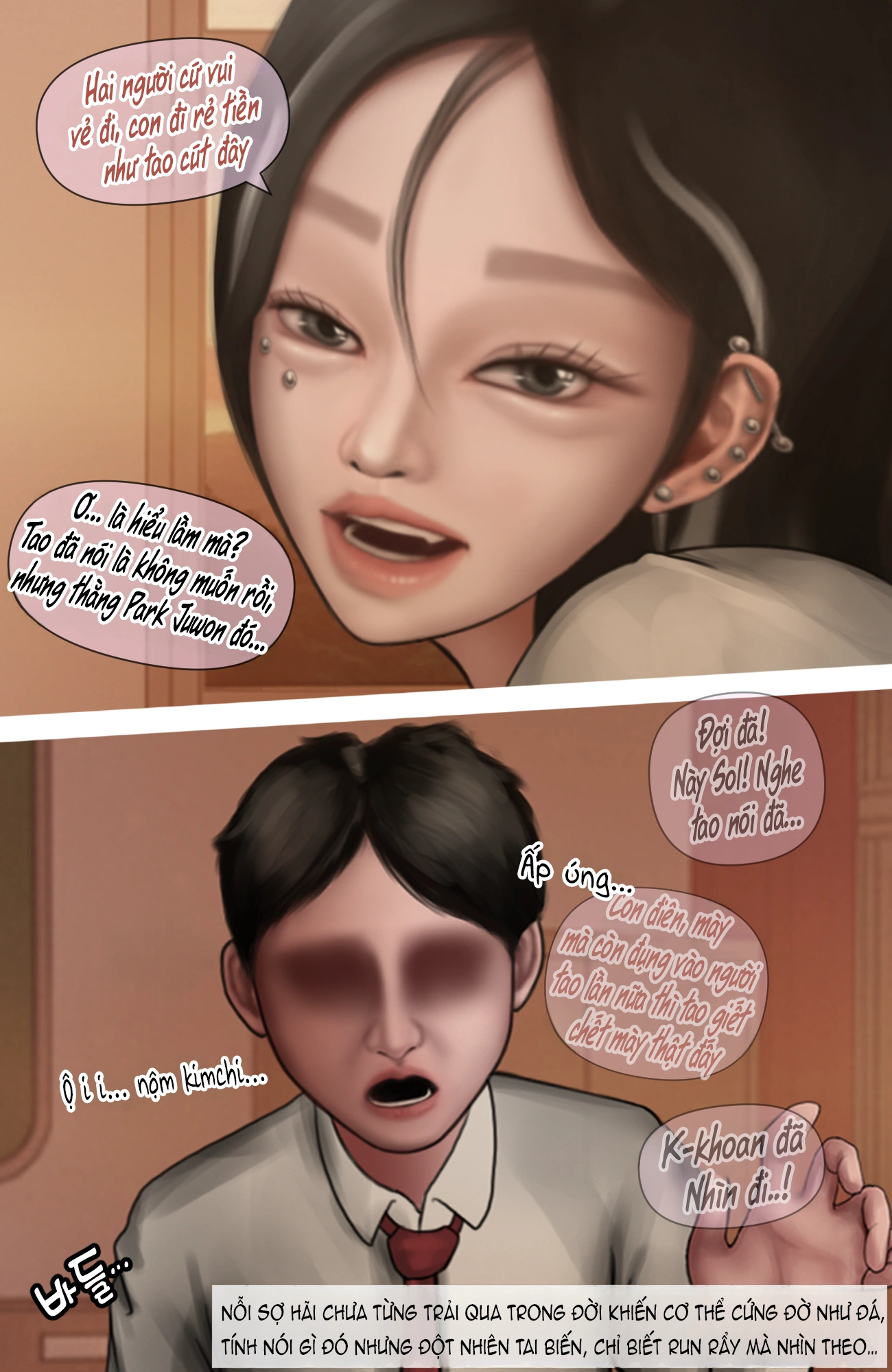 HentaiVN.net - Ảnh 43 - Gái Du Côn X Wibu Đụt Cận Trĩ - Chap 8