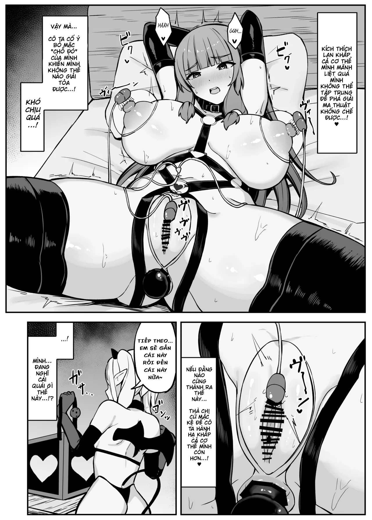 HentaiVN.net - Ảnh 39 - Câu chuyện về nữ phù thủy mạnh nhất bị một succubus mê hoặc và đánh bại. - Oneshot