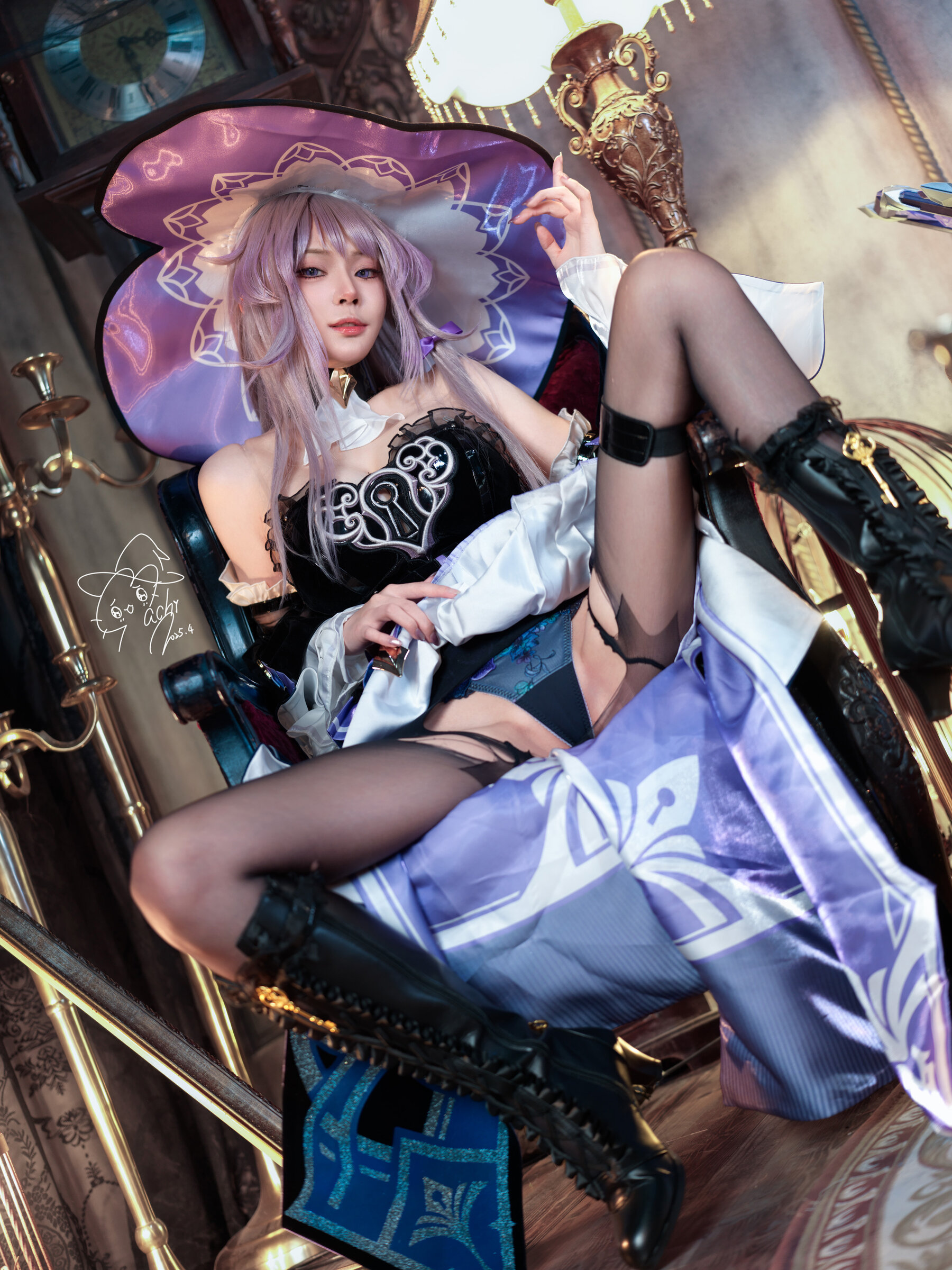HentaiVN.net - Ảnh 25 - Cosplay The Herta - One shot