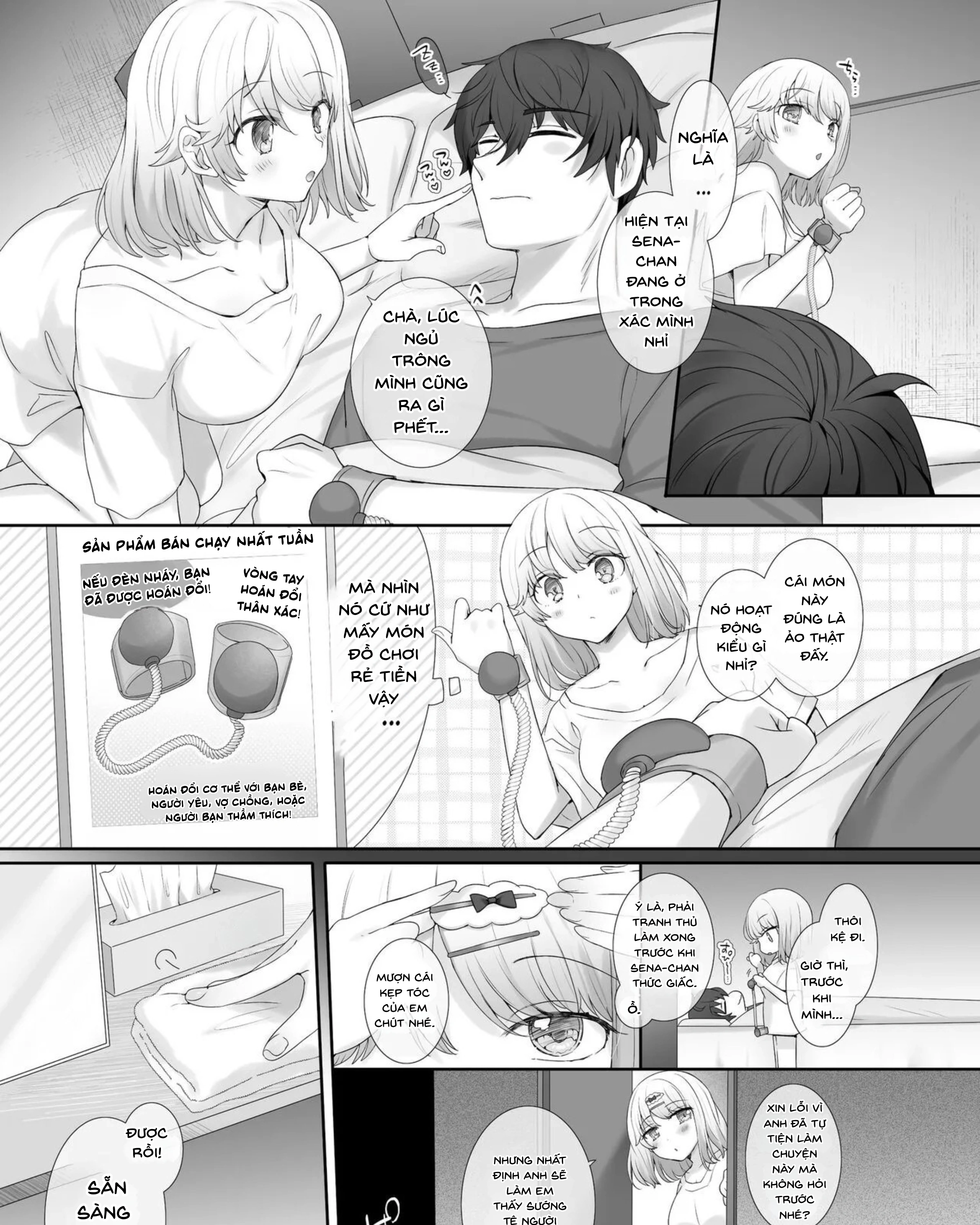 HentaiVN.net - Ảnh 8 - Những chỗ khiến cô ấy cảm thấy sung sướng - oneshot