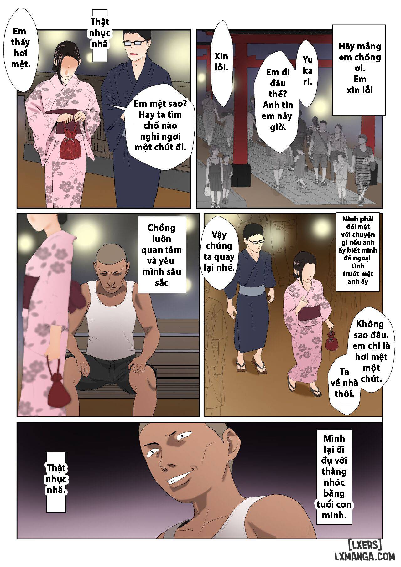 HentaiVN.net - Ảnh 41 - BariCare Kaa-san ga DQN ni Netorareta Vol.1 - Chương 3 Màu ( Lời thoại hàng ngày không theo nguyên tác)