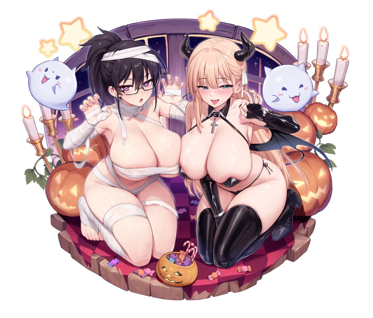HentaiVN.net - Ảnh 6 - Akogare no Seitokaichou ga Kyonyuu Sugiru Ken - Bonus cho anh em