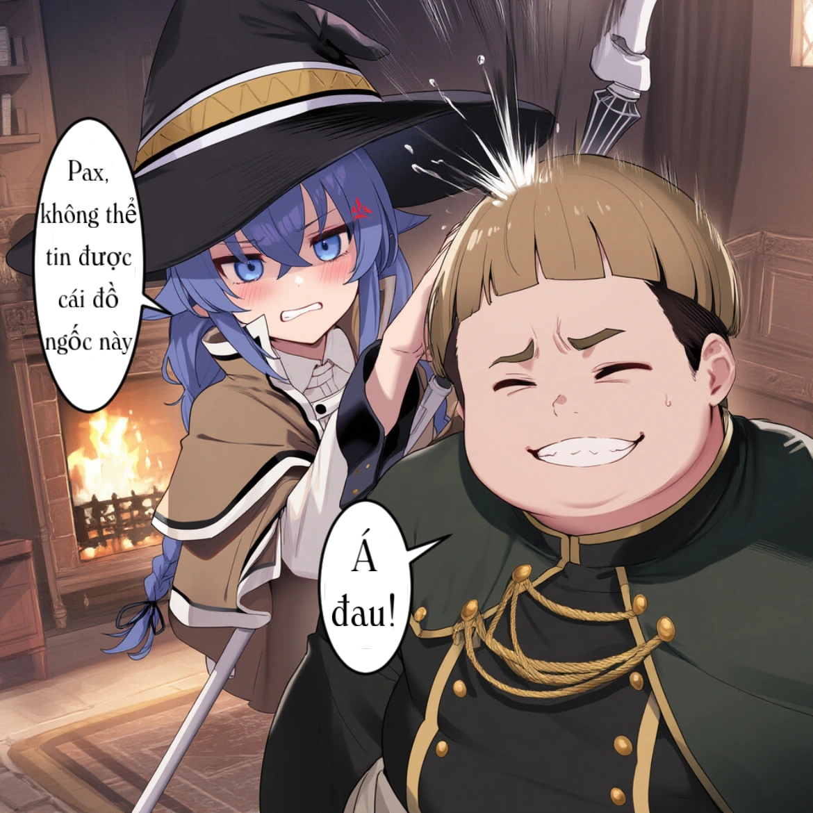 HentaiVN.net - Ảnh 5 - Mushoku Tensei – Ngày Roxy trở thành nô lệ tình dục của Pax - chương 1 fix