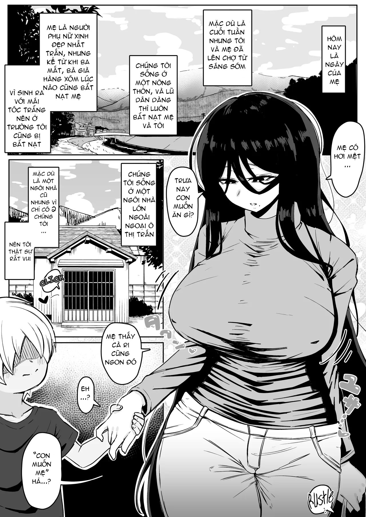HentaiVN.net - Ảnh 3 - Ở Vùng Nông Thôn! Mẹ Cùng Con Trai Làm Tình - Oneshot