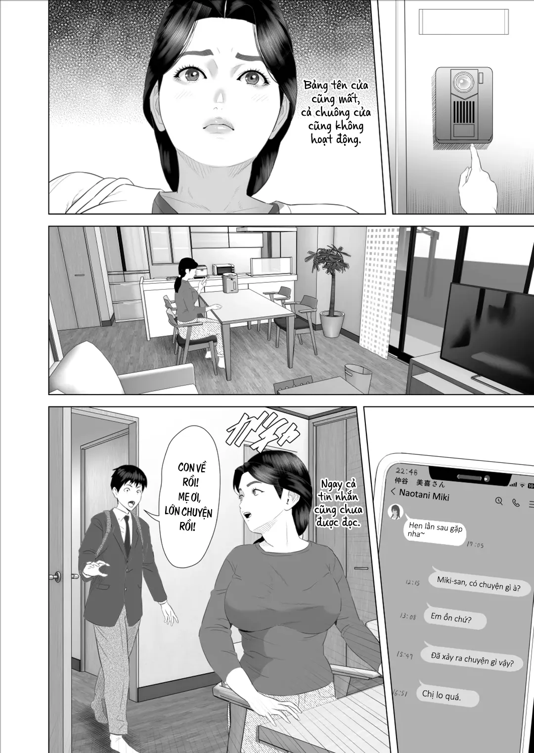 HentaiVN.net - Ảnh 5 - Cách mà tôi có mối quan hệ này với mẹ mình [Boku Ga Okasanto Konna Koto Ni Natchau Hanashi; The Story Of How I Wound Up Like This With My Mother] - Chap 9