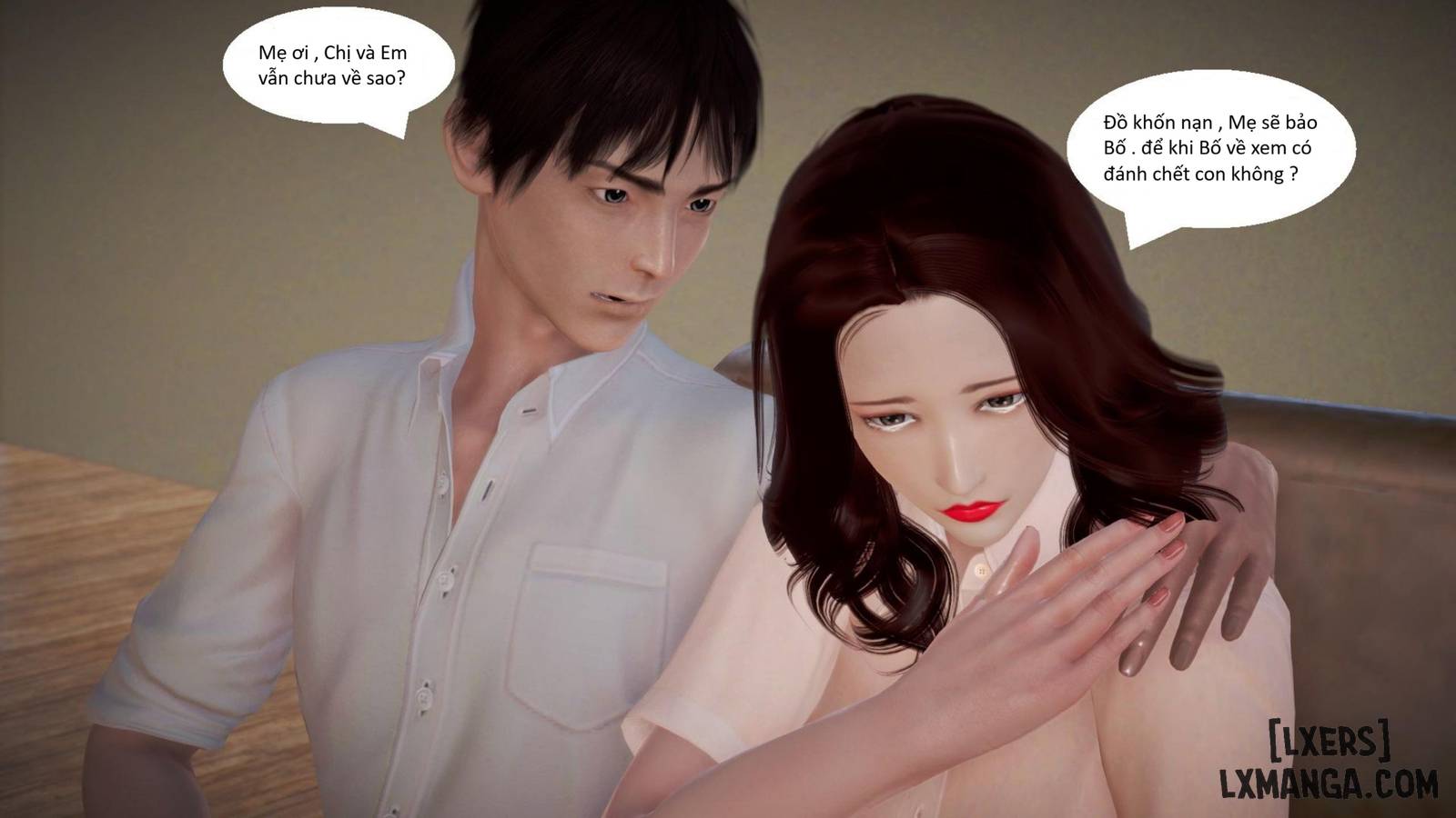 HentaiVN.net - Ảnh 4 - Cưỡng Hiếp Mẹ - Chương 3