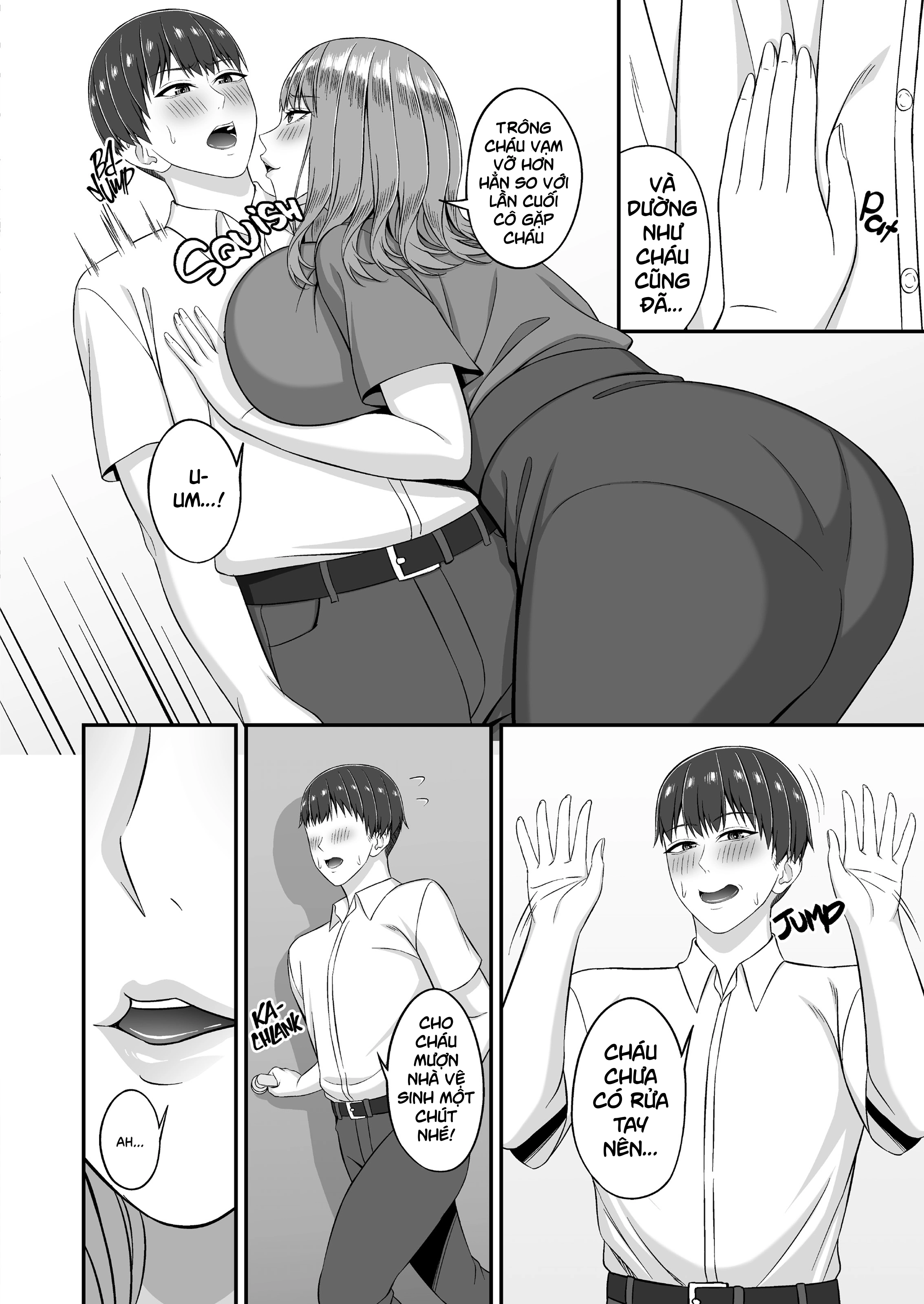 HentaiVN.net - Ảnh 5 - Close Contact With My Friend’s Busty Mom - Oneshot