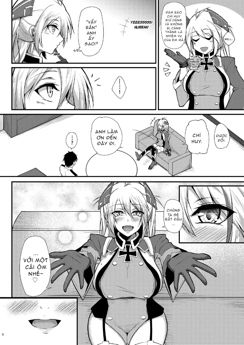 HentaiVN.net - Ảnh 4 - I Want To Be Spoiled By Prinz Eugen!! [Prinz Eugen Ni Amaetai!!] - Oneshot