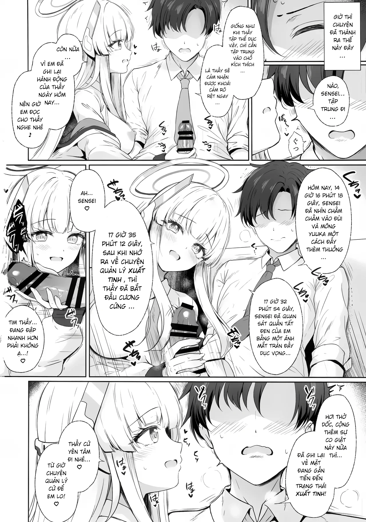 HentaiVN.net - Ảnh 5 - Sensei, chuyện quản lý cứ để em lo ạ! ♡ - One shot khô dái