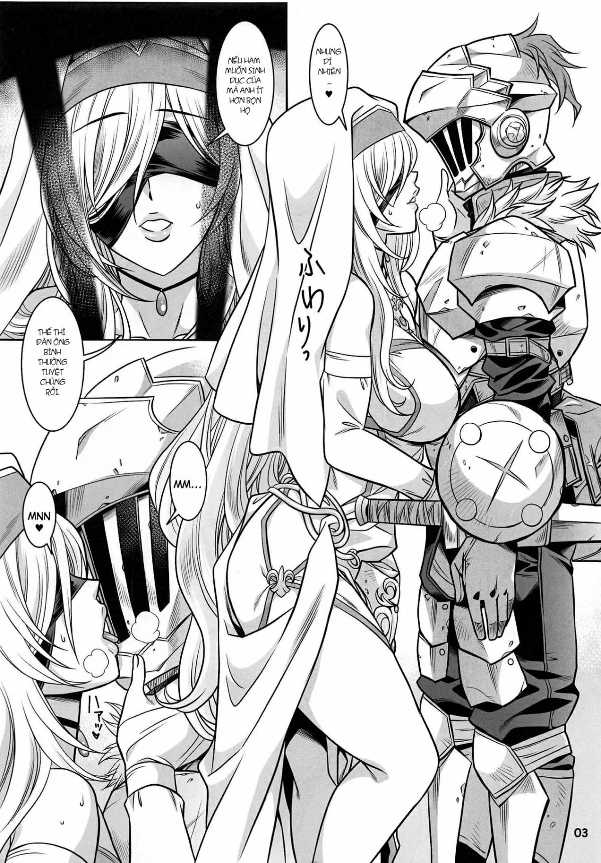 HentaiVN.net - Ảnh 4 - Hồi Dương Tráng Khí (Goblin Slayer) [RESURRECTION (Goblin slayer)] - Oneshot