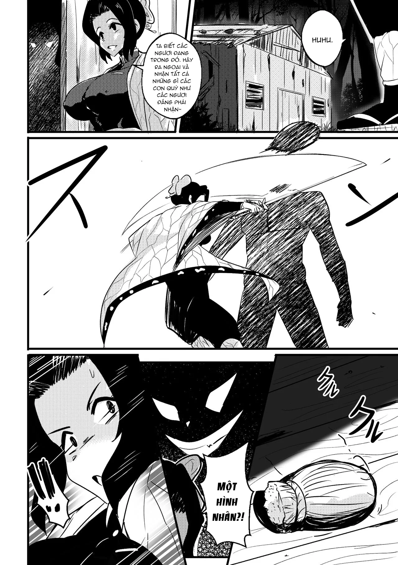 HentaiVN.net - Ảnh 4 - Shinobu wa Maketa! [しのぶは負けた!] - Oneshot