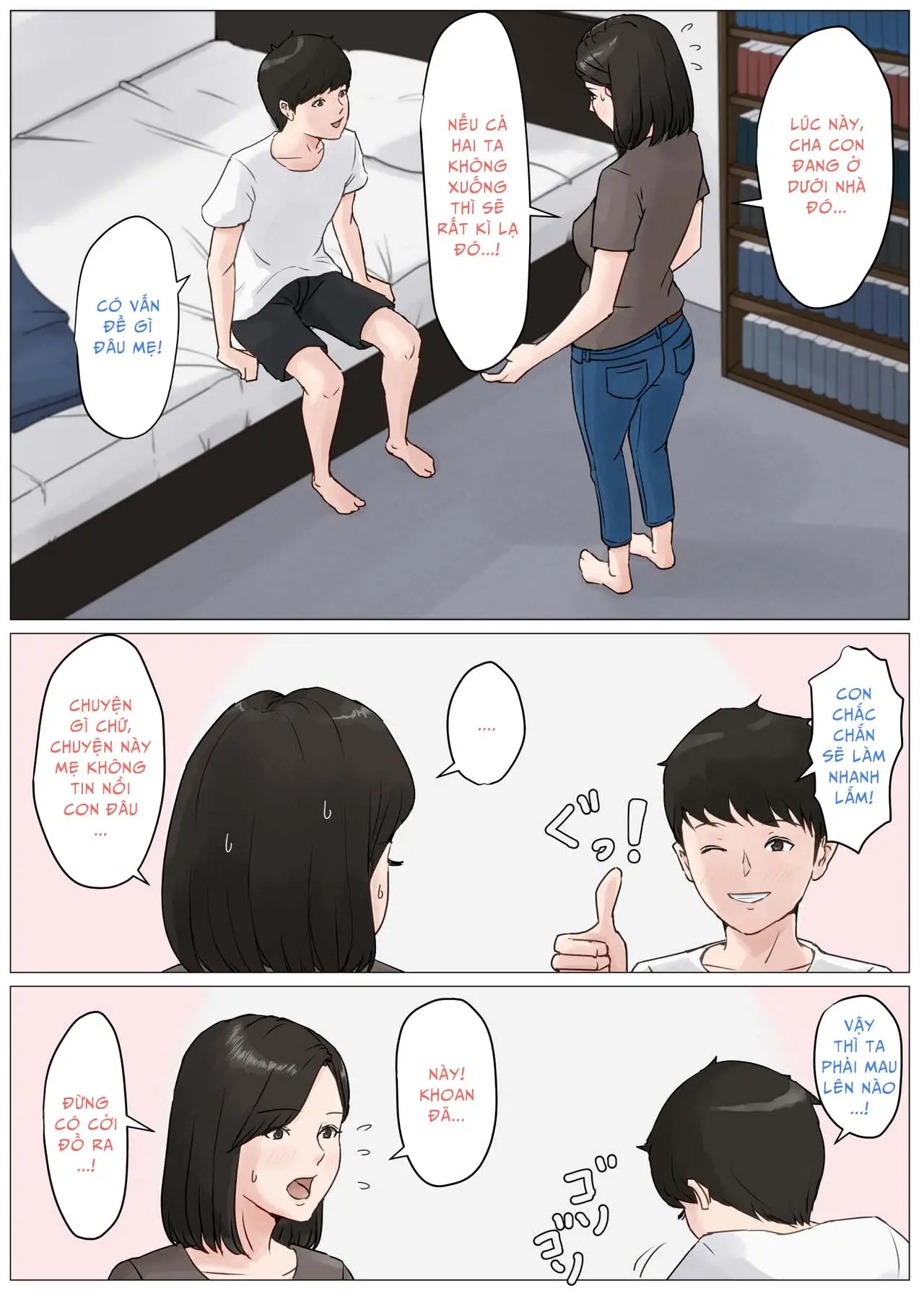 HentaiVN.net - Ảnh 5 - Zoku Kaa-san Ja Nakya Dame Nan Da!! - Chap 3