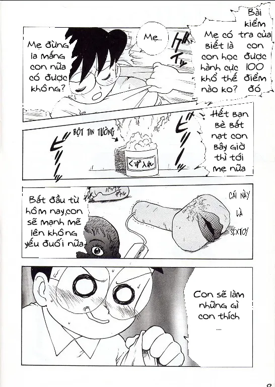 HentaiVN.net - Ảnh 3 - Thánh Nôbita Hentai - Tập 1 - Bài Kiểm Tra 0 Điểm