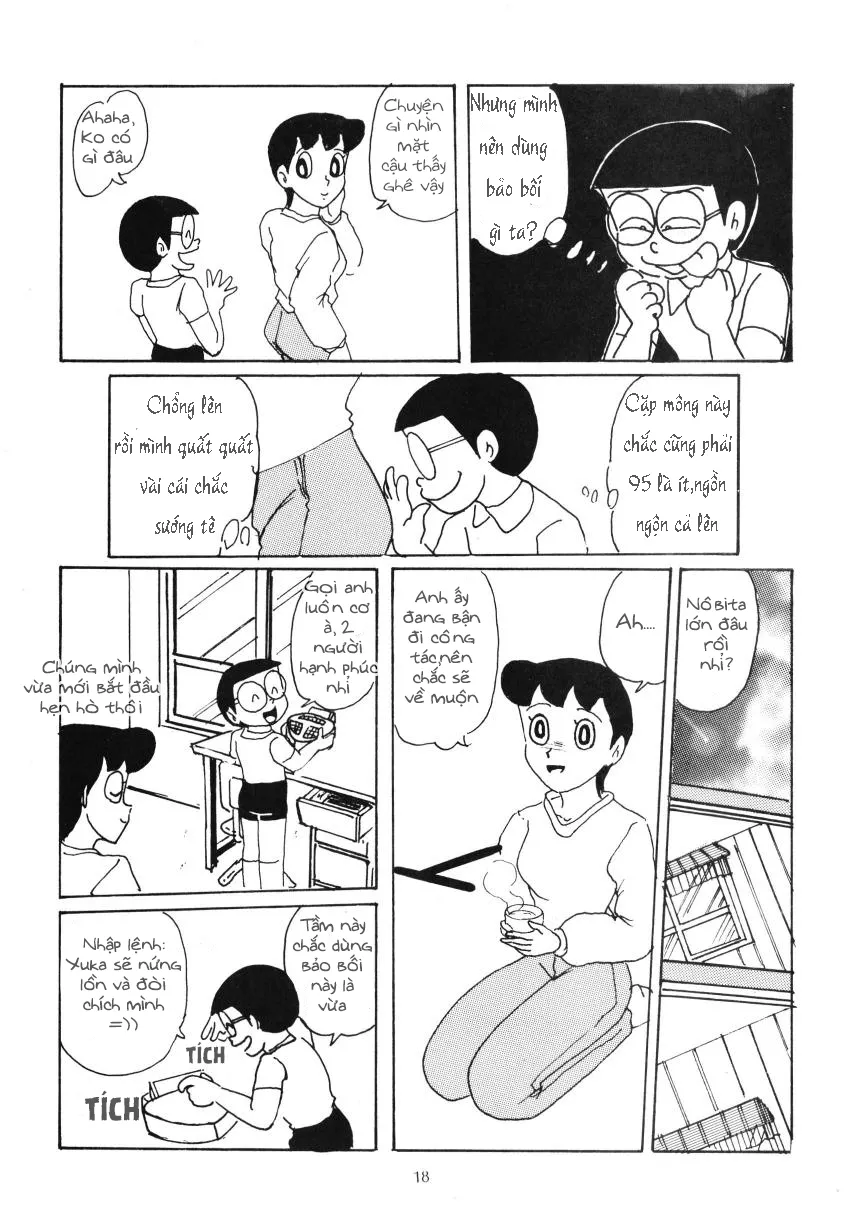HentaiVN.net - Ảnh 3 - Thánh Nôbita Hentai - Tập 22 - Máy Anh Hùng Bàn Phím