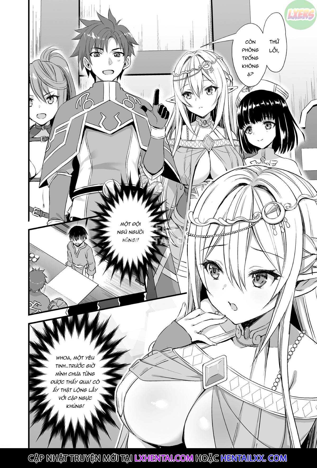 HentaiVN.net - Ảnh 4 - Để mắt đến nàng Elf nóng bỏng ở thế giới khác - Chap 1