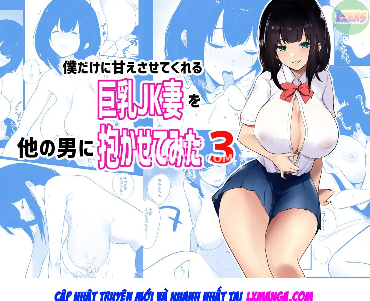 HentaiVN.net - Ảnh 4 - Boku dake ni Amaesasete Kureru Kyonyuu JK Tsuma o Hoka no Otoko ni Dakasete Mita - Chap 3