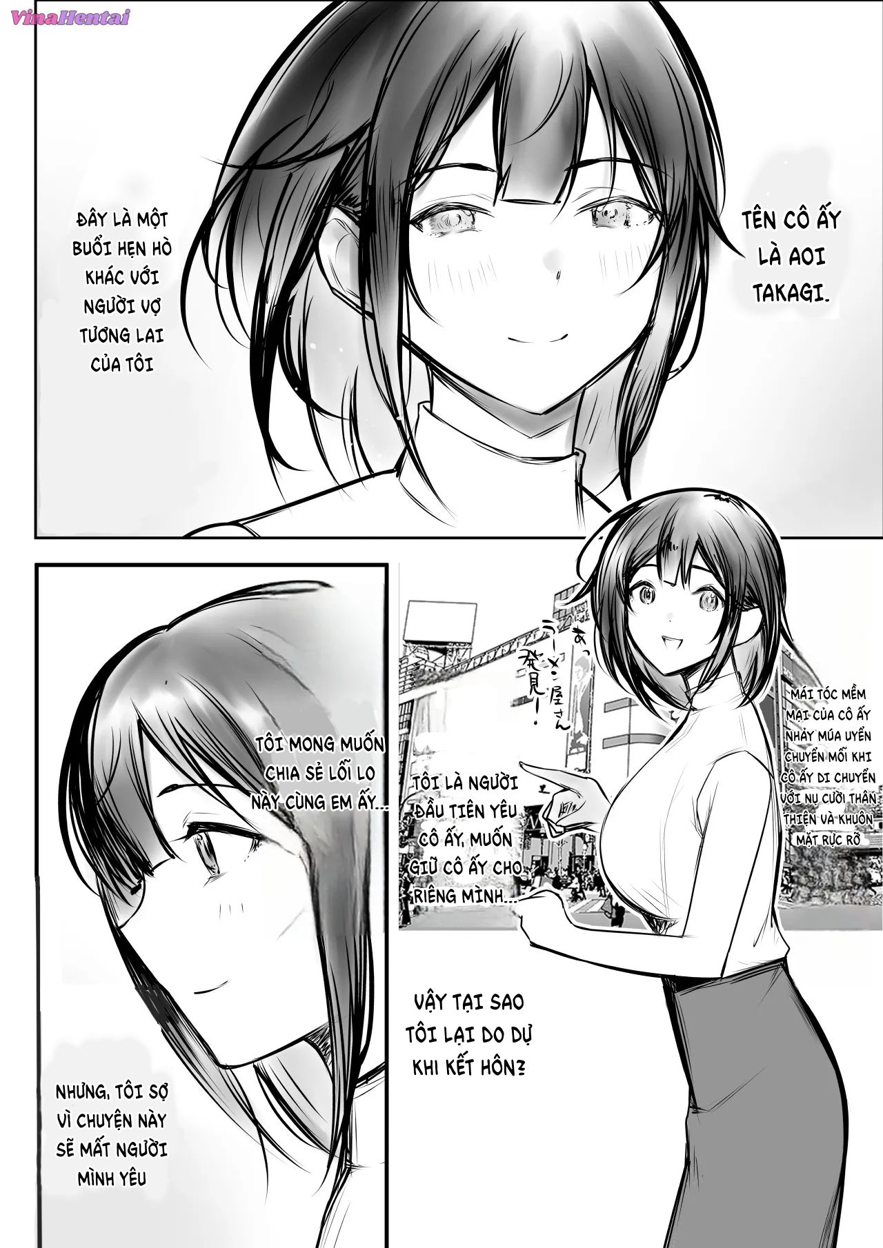 HentaiVN.net - Ảnh 5 - Boku dake ni Amaesasete Kureru Kyonyuu JK Tsuma o Hoka no Otoko ni Dakasete Mita - Chap 10