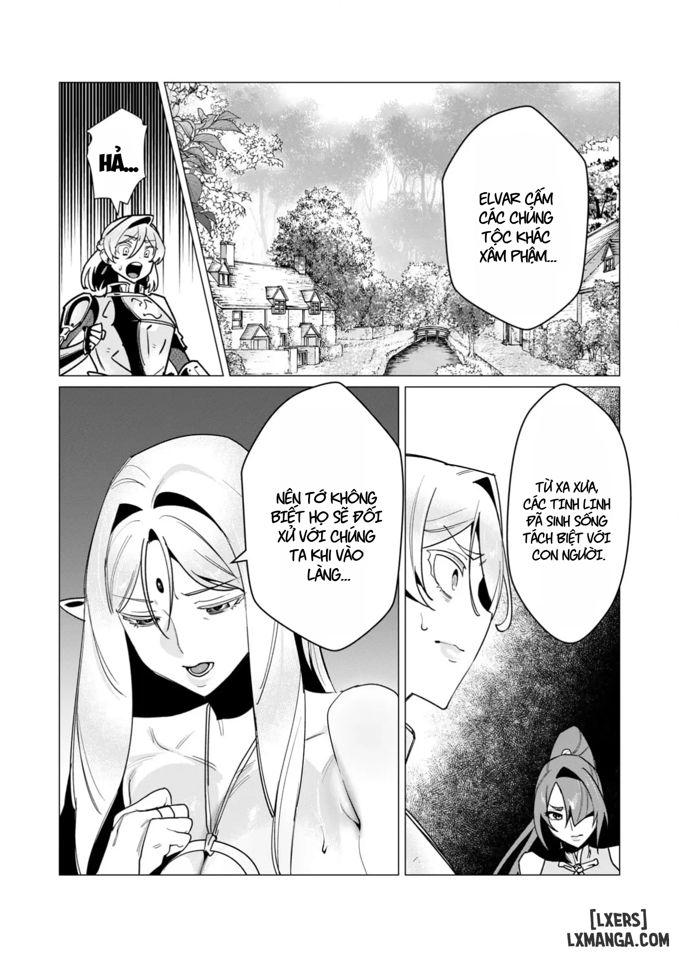 HentaiVN.net - Ảnh 4 - Vị Anh Hùng Muốn “Vợ Người Ta” Làm Phần Thưởng - Chap 15 : Dũng Sĩ và lời nguyền Dark Elf (Phần 2)
