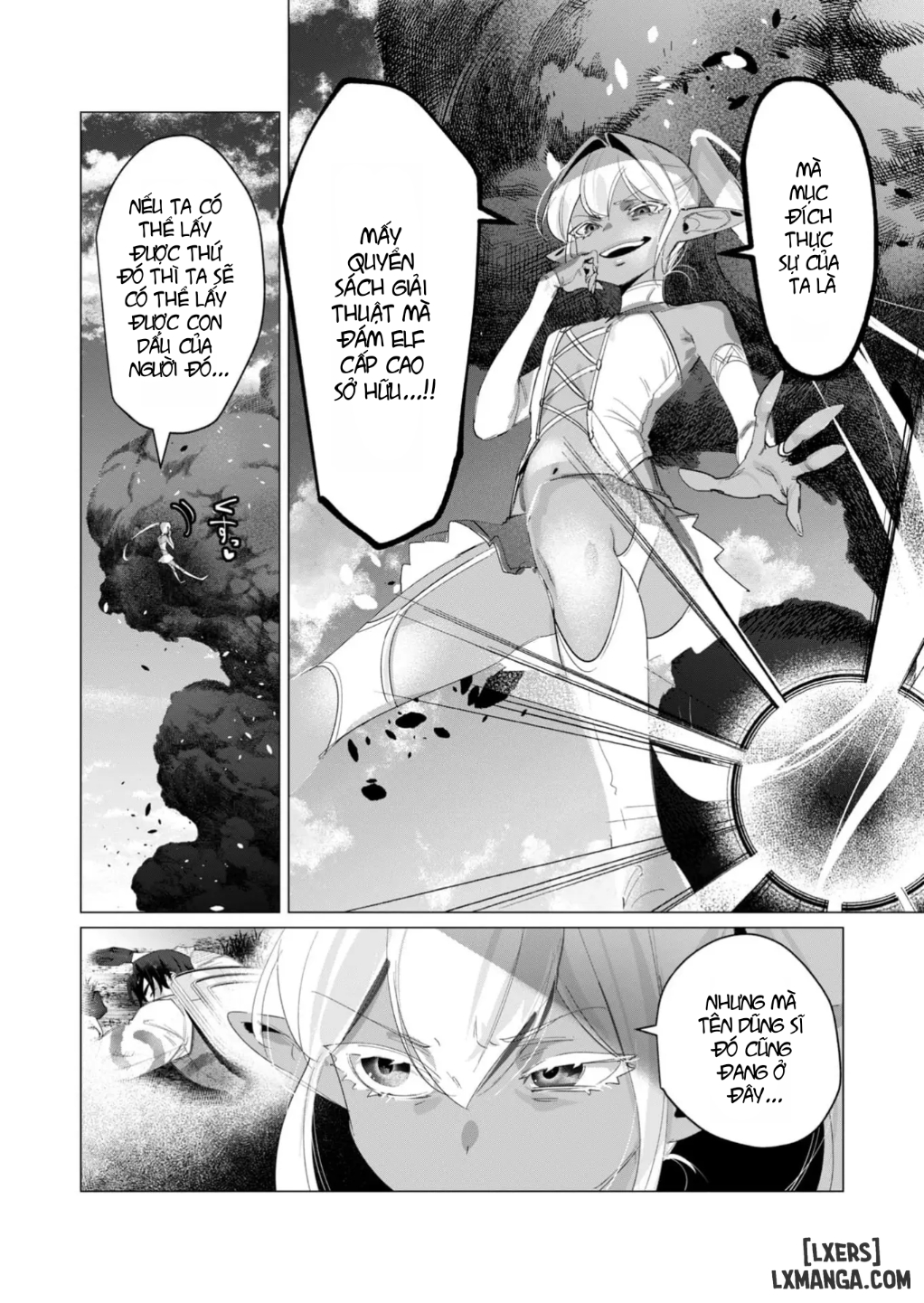 HentaiVN.net - Ảnh 4 - Vị Anh Hùng Muốn “Vợ Người Ta” Làm Phần Thưởng - Chap 17 : Dũng Sĩ và lời nguyền Dark Elf (Phần 4)