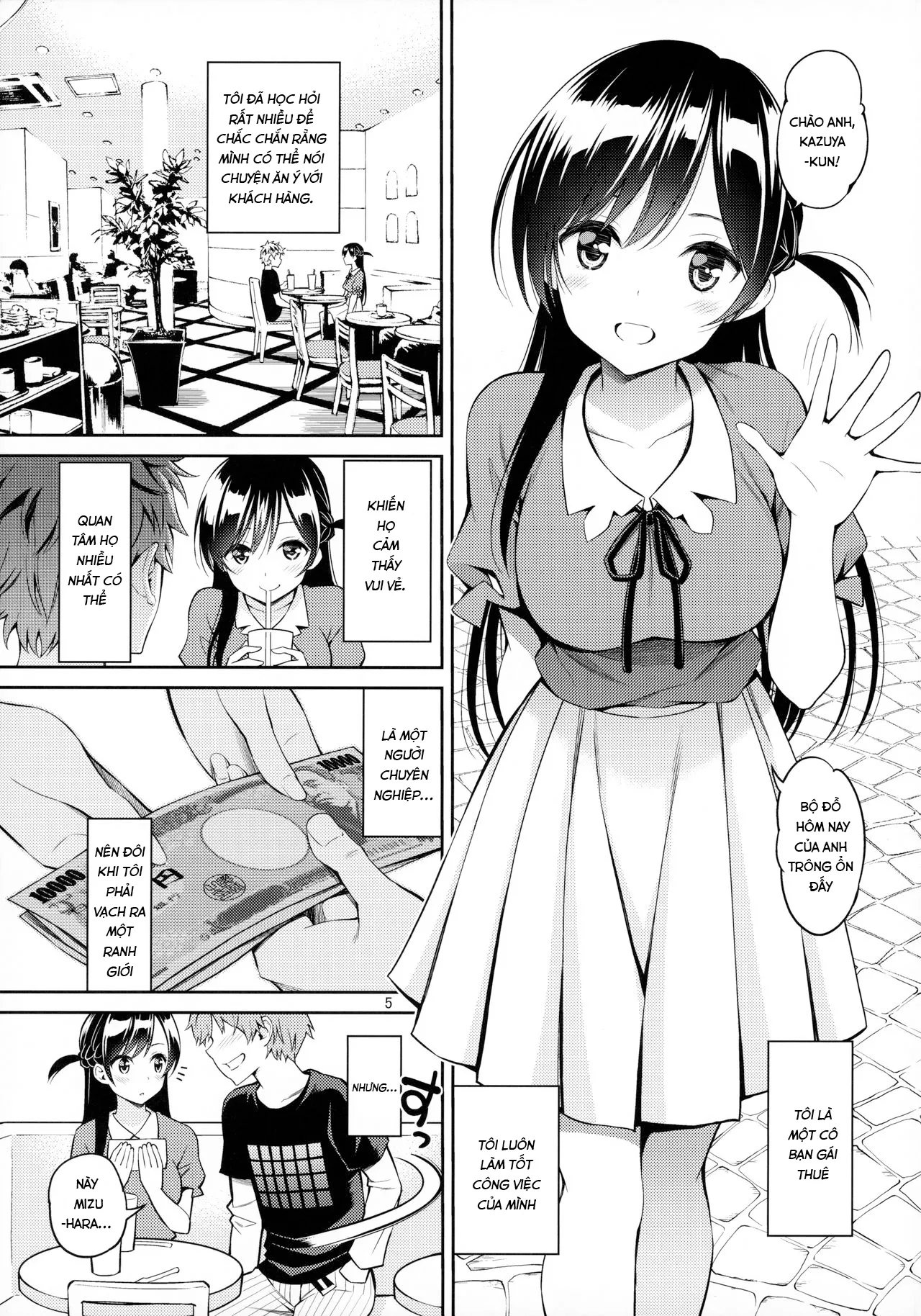 HentaiVN.net - Ảnh 4 - Địt bạn gái thuê cực cay! [Rental Kanojo Osawari Shimasu] - Chap 1