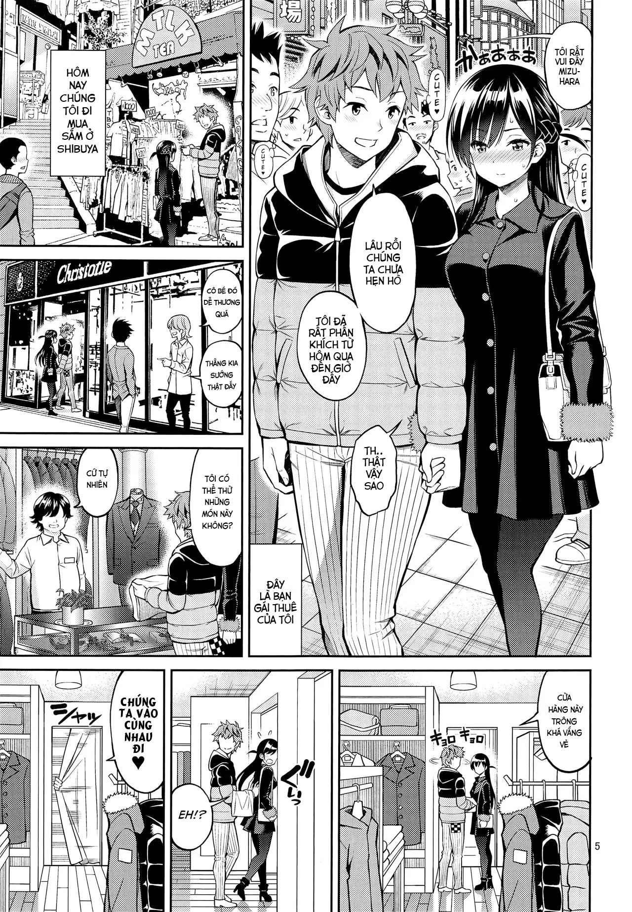 HentaiVN.net - Ảnh 4 - Địt bạn gái thuê cực cay! [Rental Kanojo Osawari Shimasu] - Chap 4