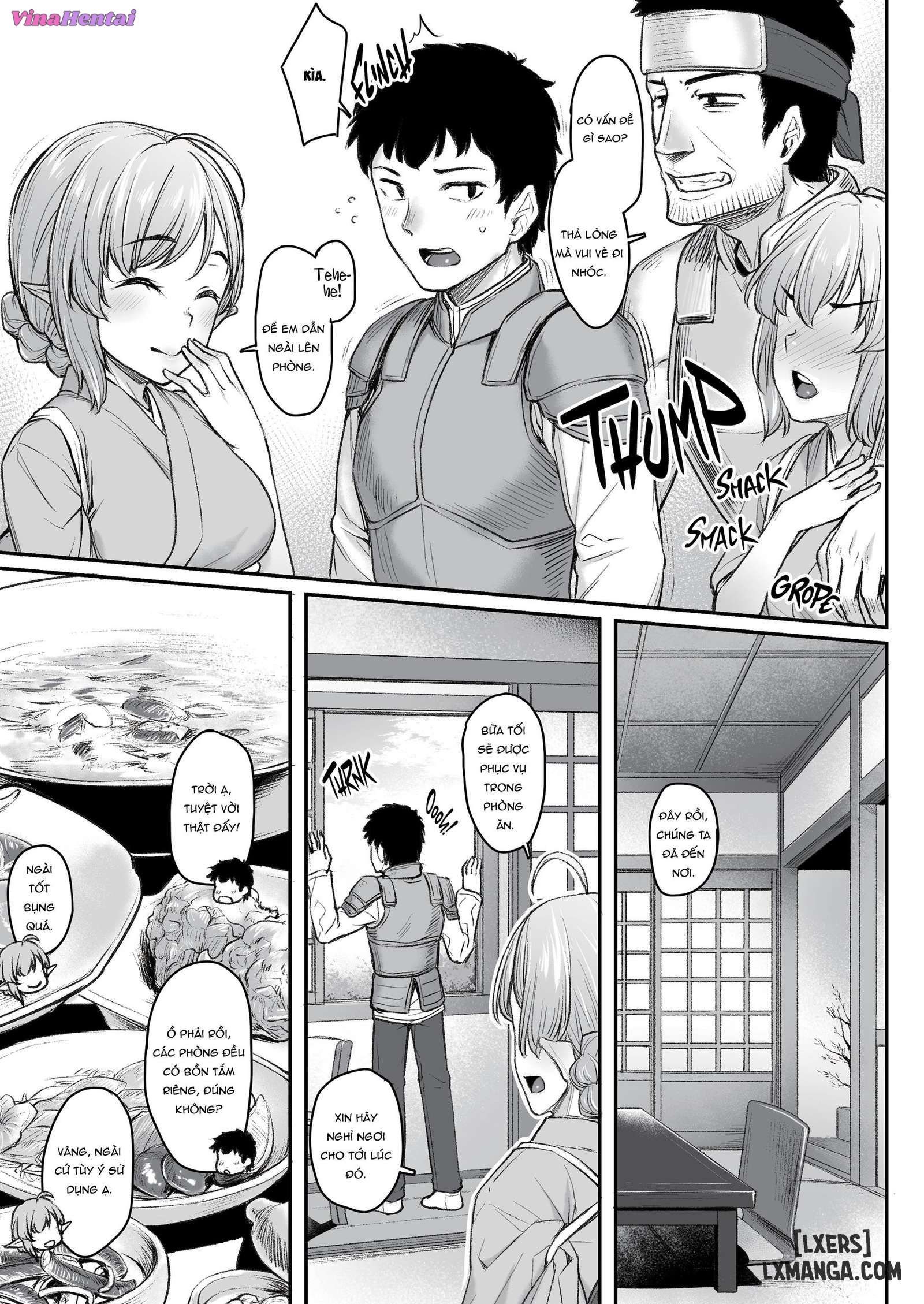 HentaiVN.net - Ảnh 4 - Elven Massage + Wakaba's First Customer - Oneshot