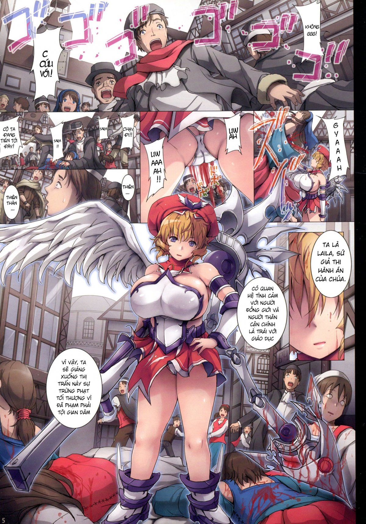 HentaiVN.net - Ảnh 5 - ANGEL DUST. (Queen's Blade) - Chap 1