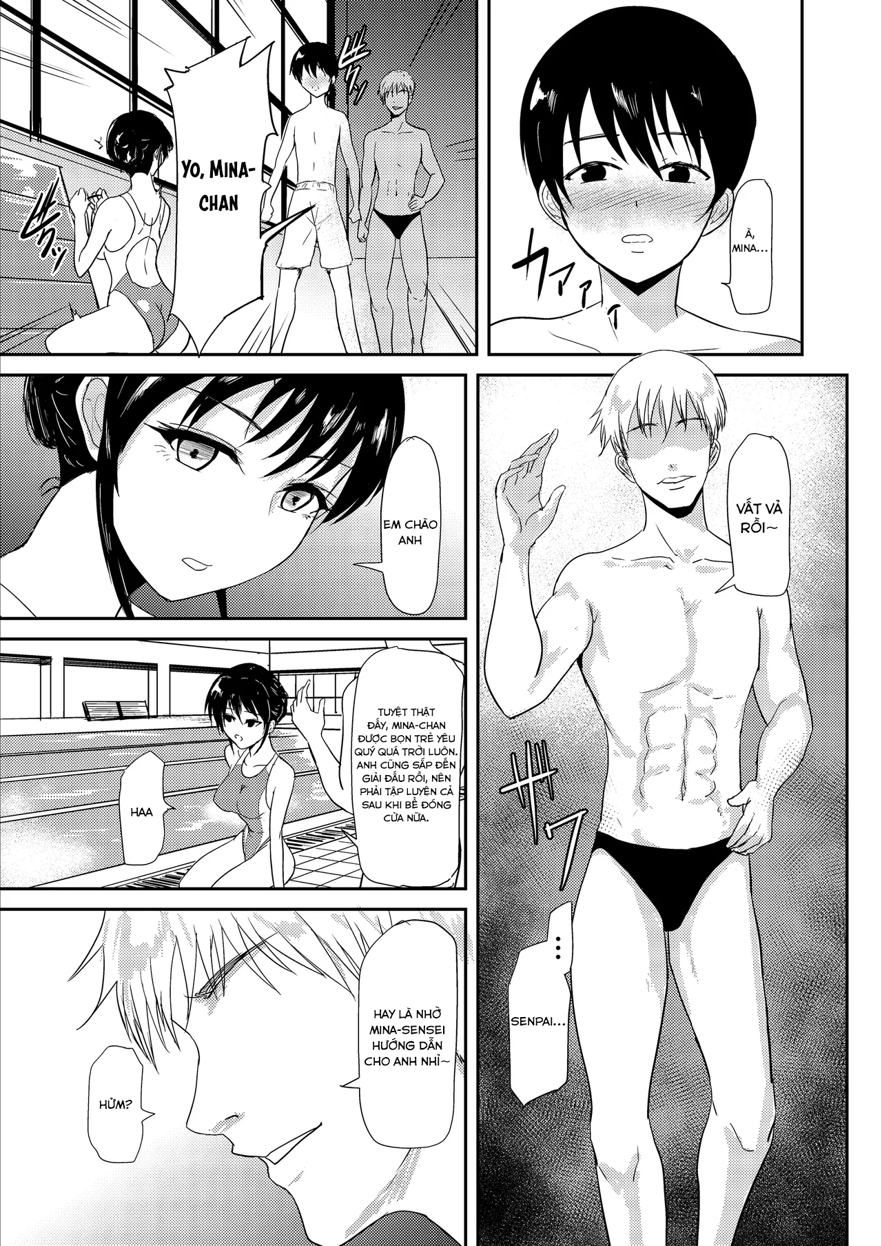 HentaiVN.net - Ảnh 4 - [Ginchaya (Gincha)] Suiei Giảng viên no Seisona Kanojo ga Baitosakide Netorarerumade... [Kỹ thuật số] - chương 1