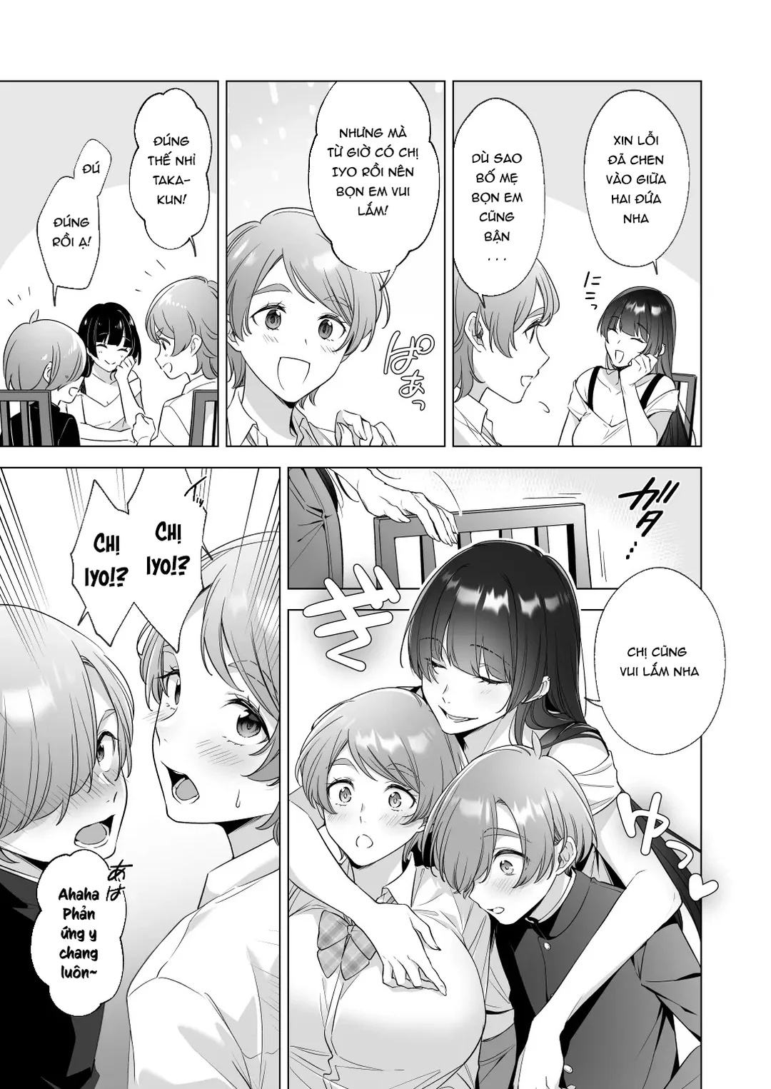 HentaiVN.net - Ảnh 4 - Tôi muốn tắm cùng các chị gái - Oneshot