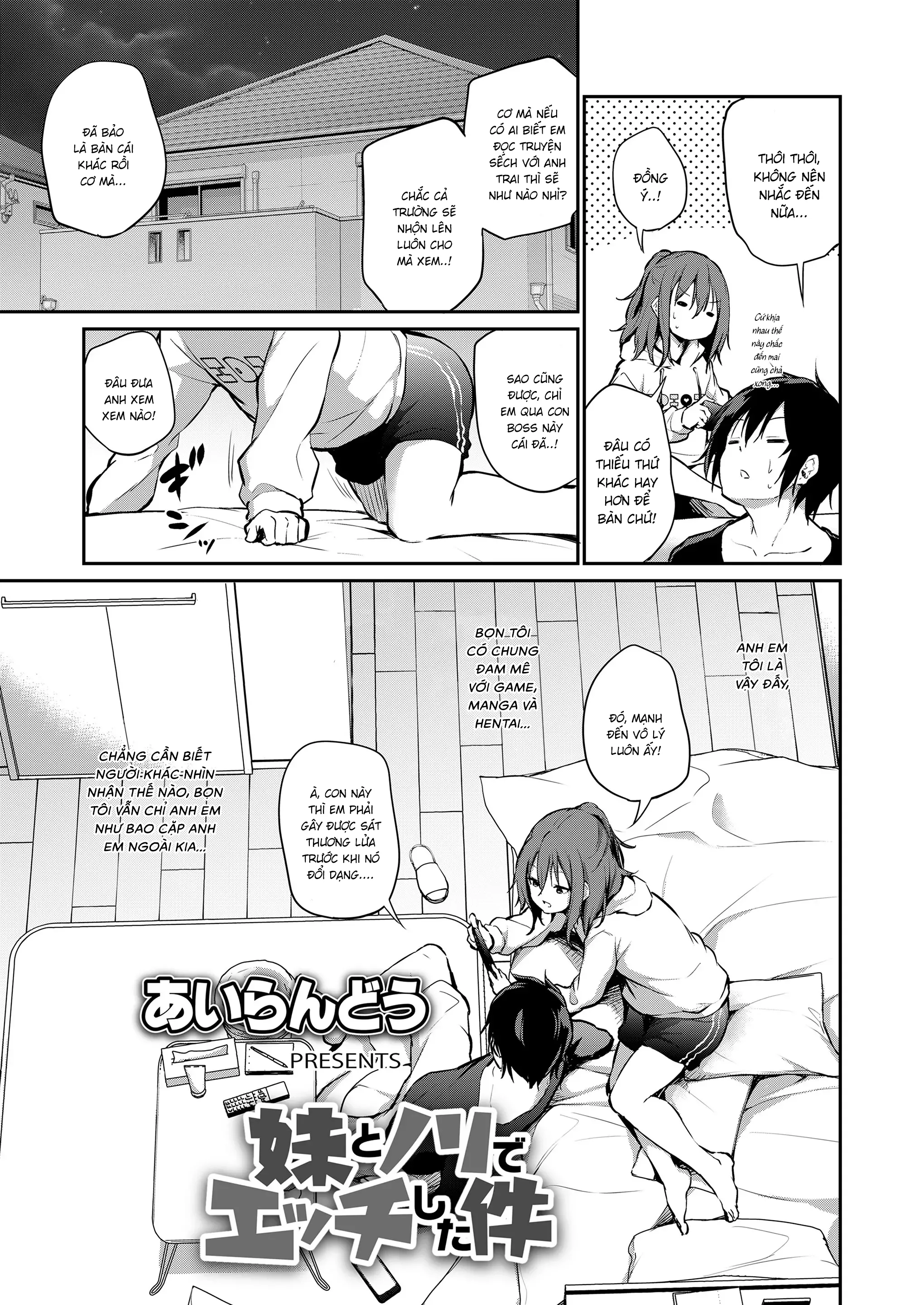 HentaiVN.net - Ảnh 4 - Imouto to Nori de Ecchi Shita Ken [妹とノリでエッチした件] - Oneshot (Không che)