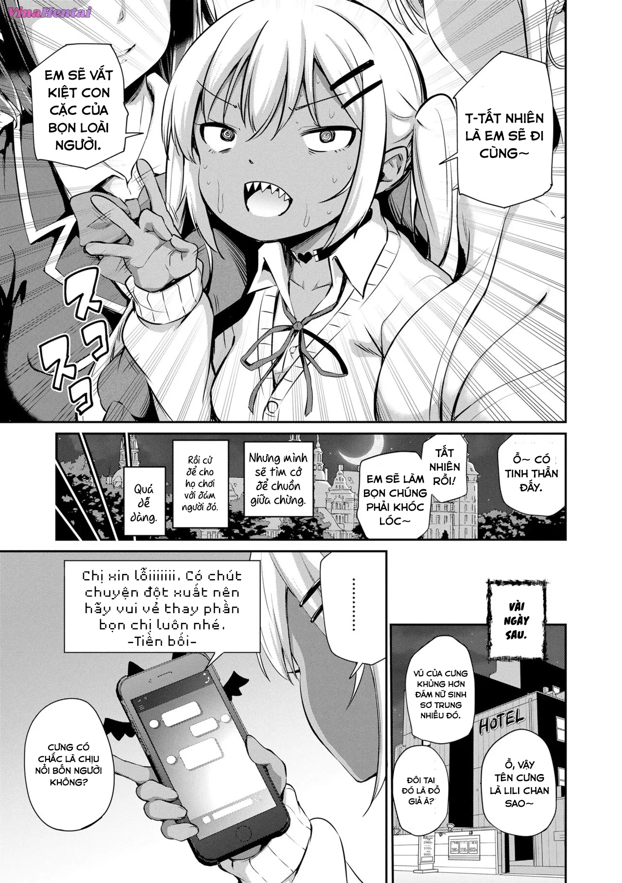HentaiVN.net - Ảnh 5 - Địt tập thể bé succubus - Oneshot
