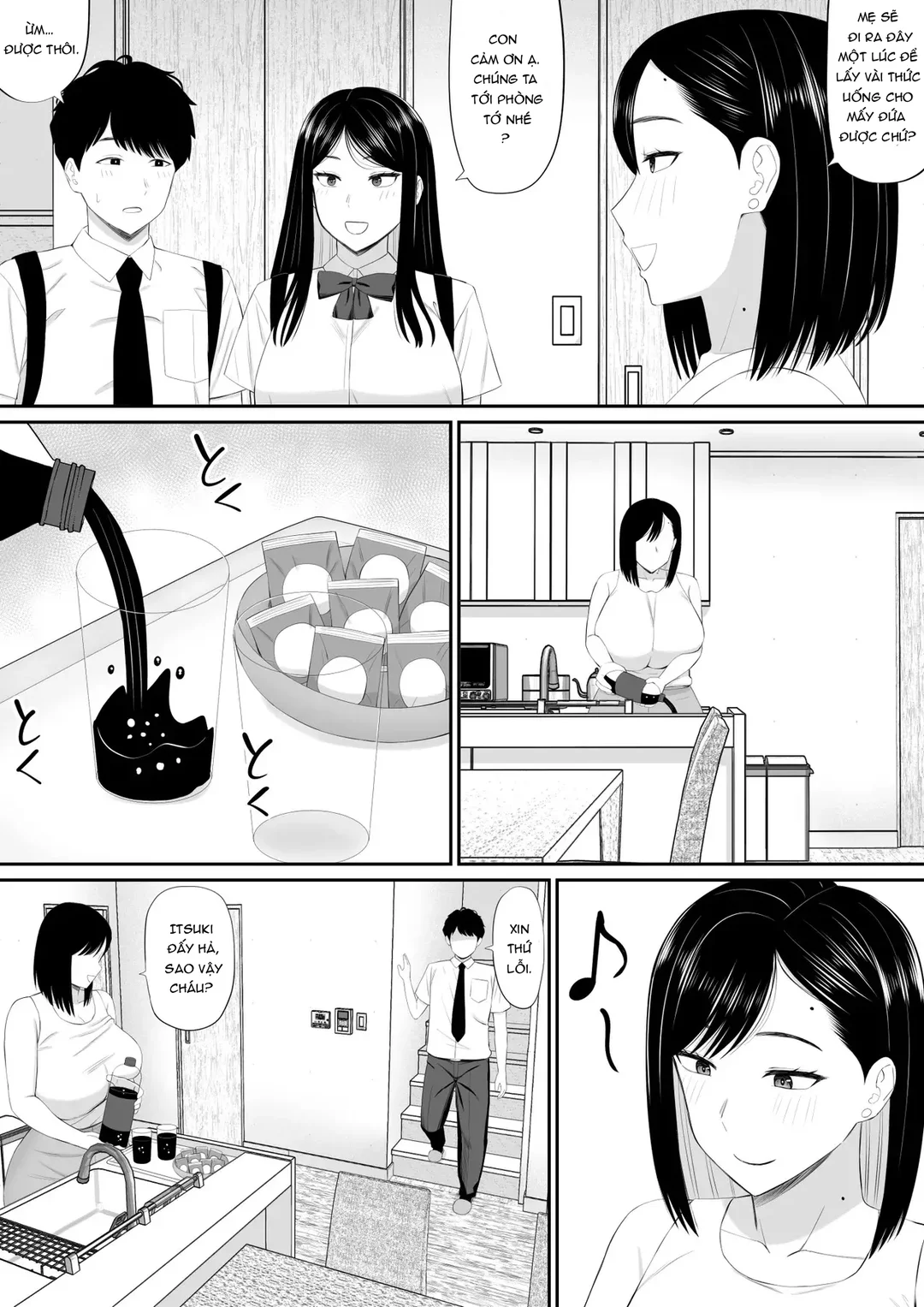 HentaiVN.net - Ảnh 4 - Người mẹ chu đáo với bạn trai con gái - Oneshot