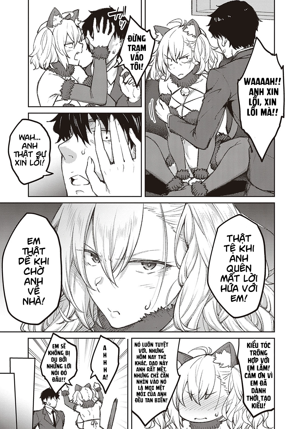HentaiVN.net - Ảnh 5 - Tsugi wa Kou wa Ikanai kara na! - Chap 3