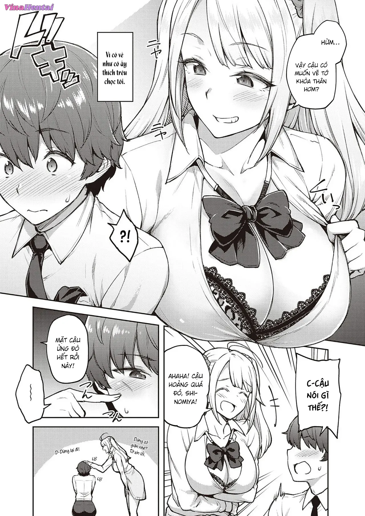 HentaiVN.net - Ảnh 4 - Làm ơn! Đừng trêu tớ nữa mà, Tachibana-san! [Karakawanaide Tachibana-san; Please don't tease me, Tachibana-san] - Oneshot