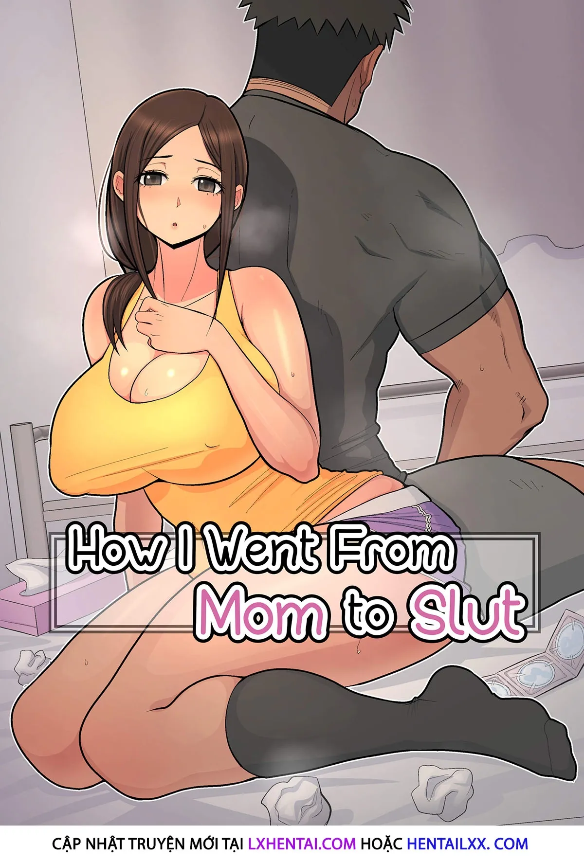 HentaiVN.net - Ảnh 3 - Haha kara Inbo ni Natta Wake [How I Went From Mom to Slut] - Oneshot - Không che