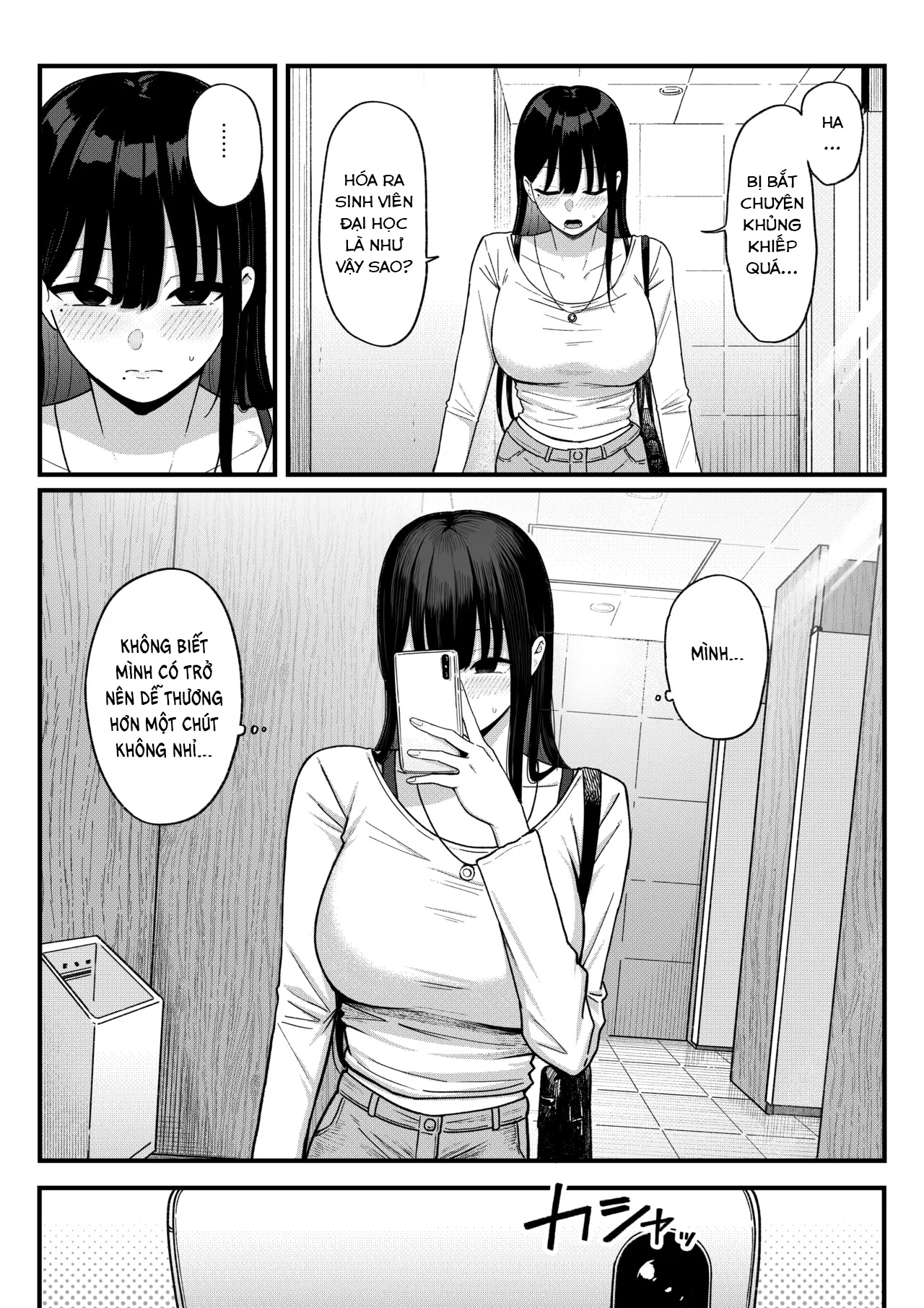 HentaiVN.net - Ảnh 5 - Anotoki Futteshimatta Moto Inkya no Onna Tomodati ga Ura Aka Haisinsya ni Natta Riyuu. - Oneshot