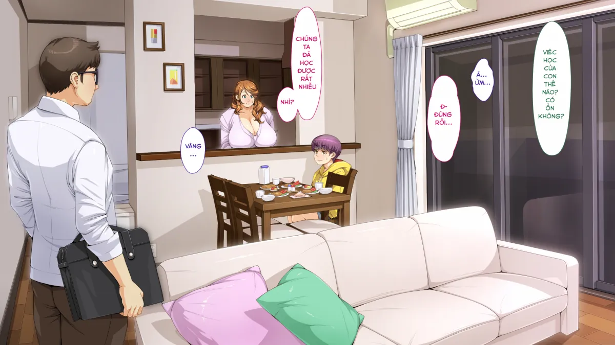 HentaiVN.net - Ảnh 4 - Oba-san to Boku no H na Obenkyou - Chap 9