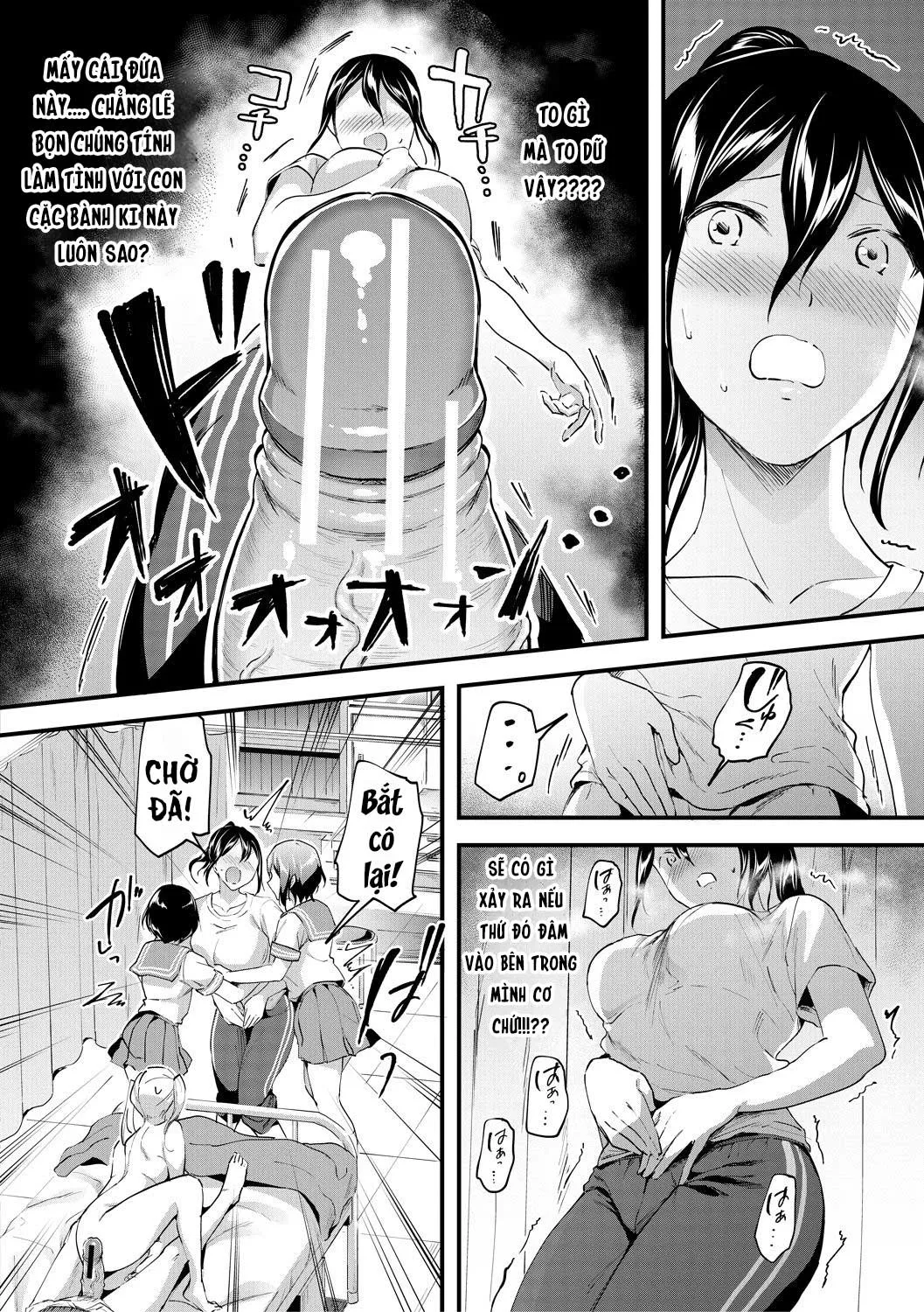 HentaiVN.net - Ảnh 5 - Nào chị em ta cùng hấp diêm! [Let’s Gyaku Rape, Let's Reverse Rape, Let’s逆レイプ] - Chap 3: Cả cô cả trò, vắt khô thằng nhỏ.